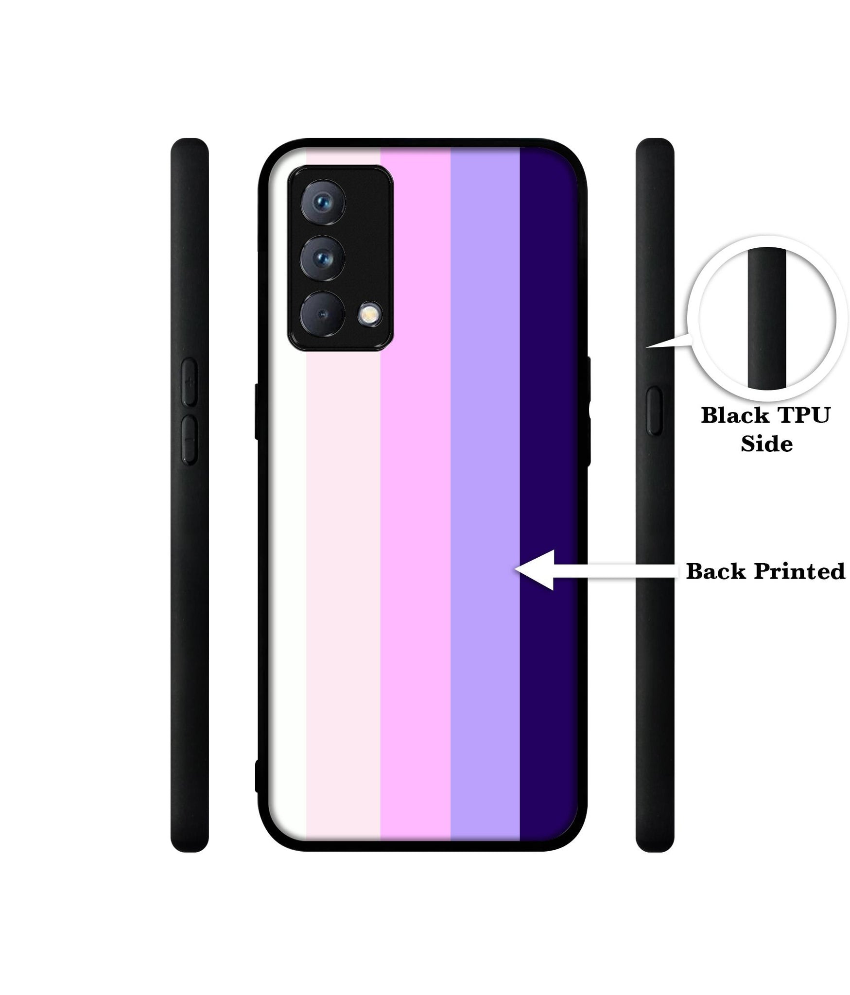 Pink and Purple Lines Design Designer 2D Printed Back Case Cover for Realme GT Master Edition 5G