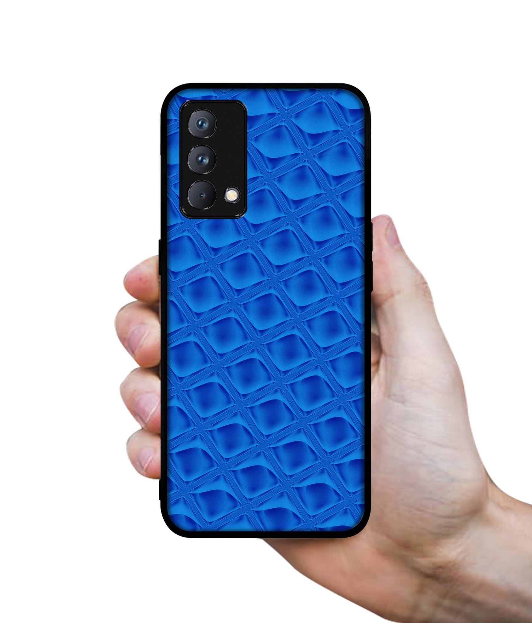 Blue Diamond Design Designer 2D Printed Back Case Cover for Realme GT Master Edition 5G