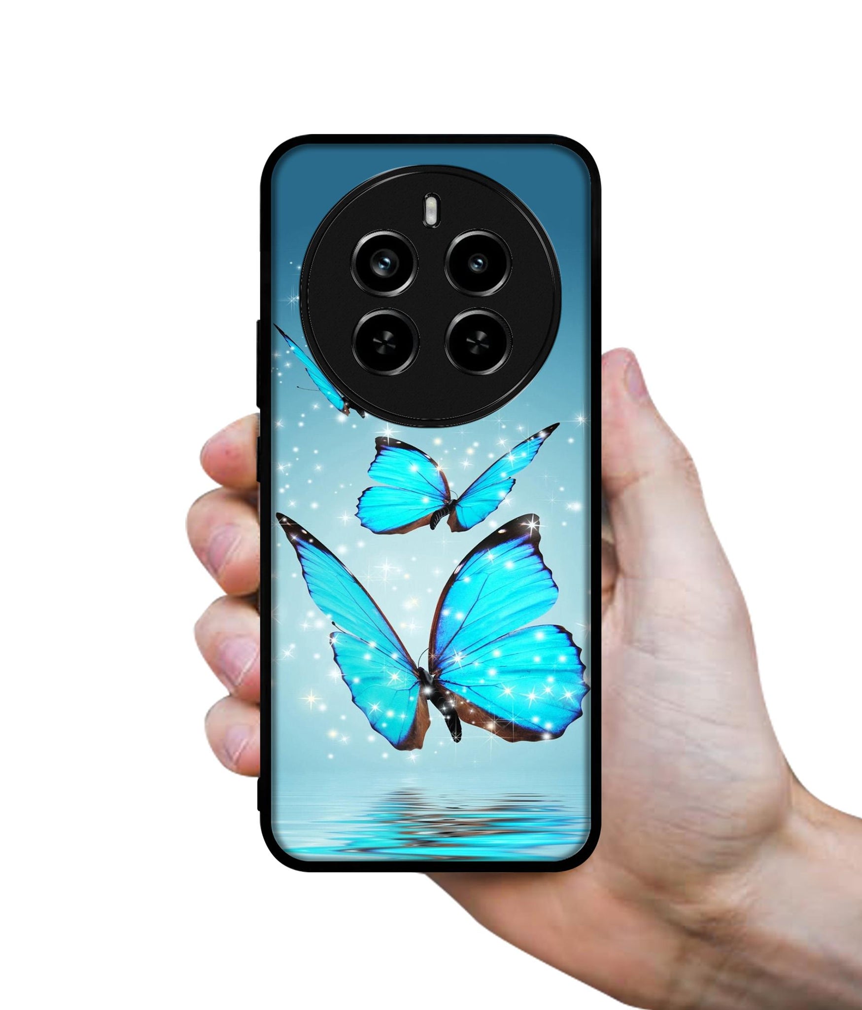 Flying Butterflies Design Designer 2D Printed Back Case Cover for Realme P1 Pro 5G / 12 Pro 5G / 12 Pro Plus 5G