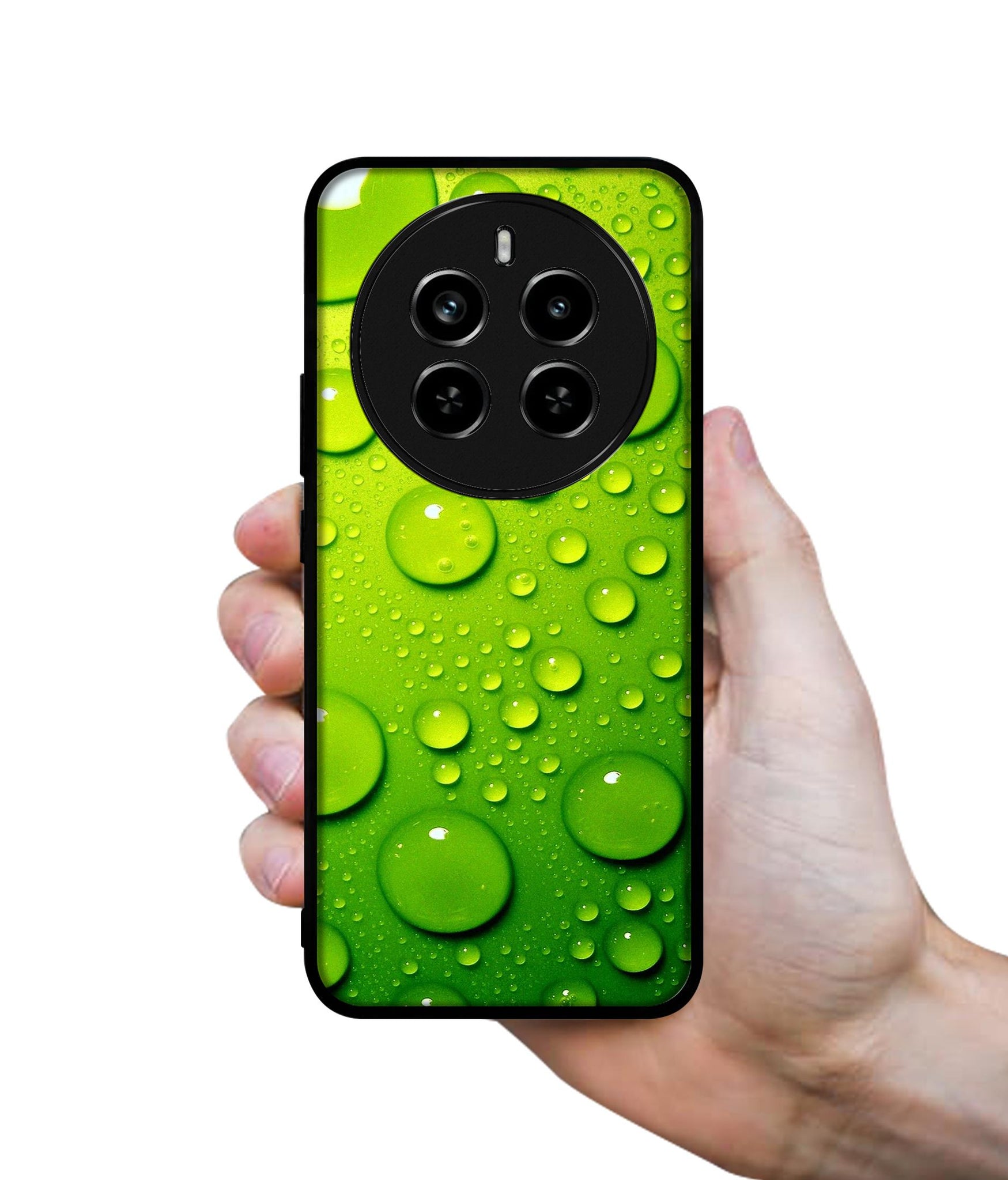 Green Bubbles Design Designer 2D Printed Back Case Cover for Realme P1 Pro 5G / 12 Pro 5G / 12 Pro Plus 5G