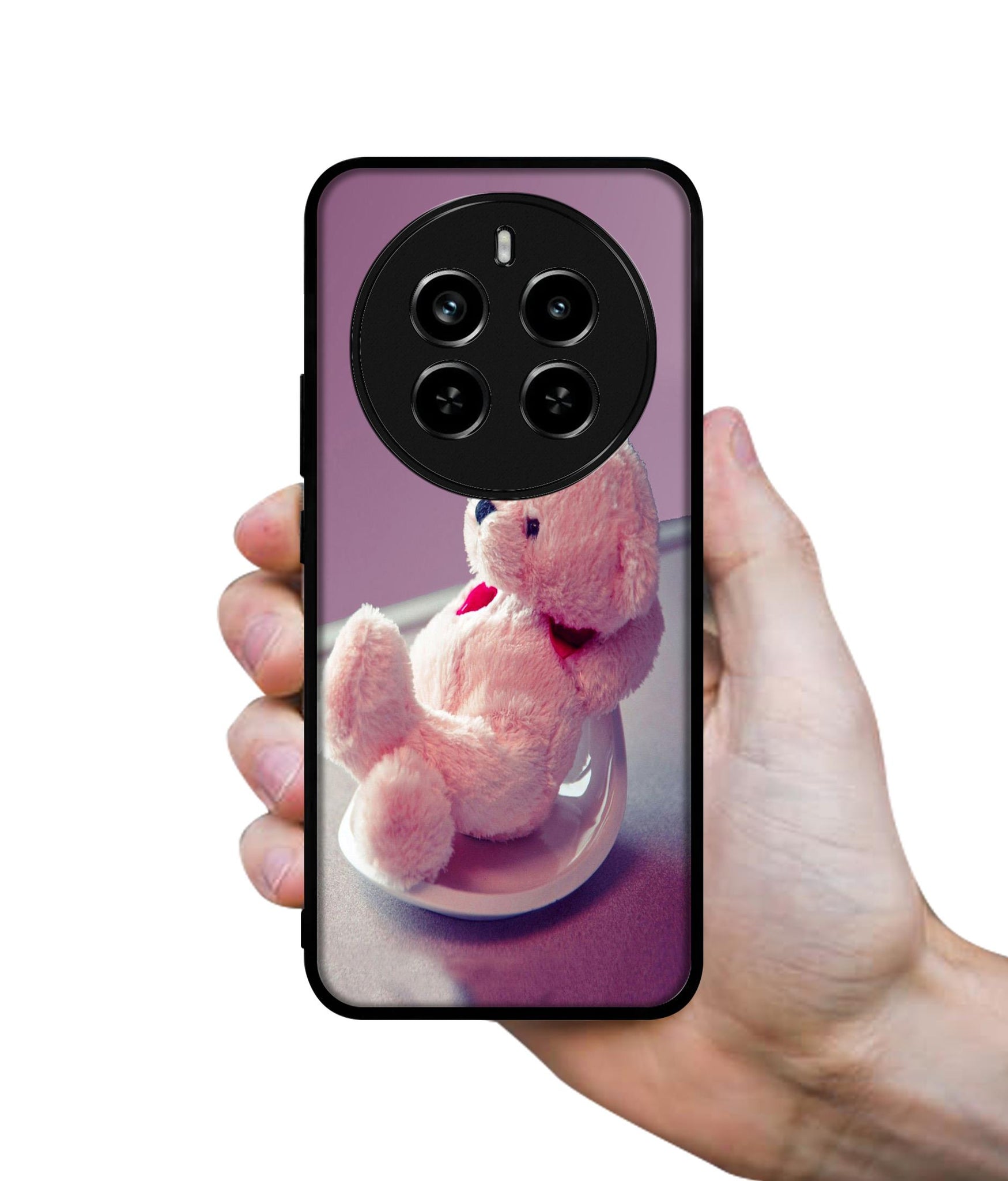 Cute Teddy Bear Design Designer 2D Printed Back Case Cover for Realme P1 Pro 5G / 12 Pro 5G / 12 Pro Plus 5G