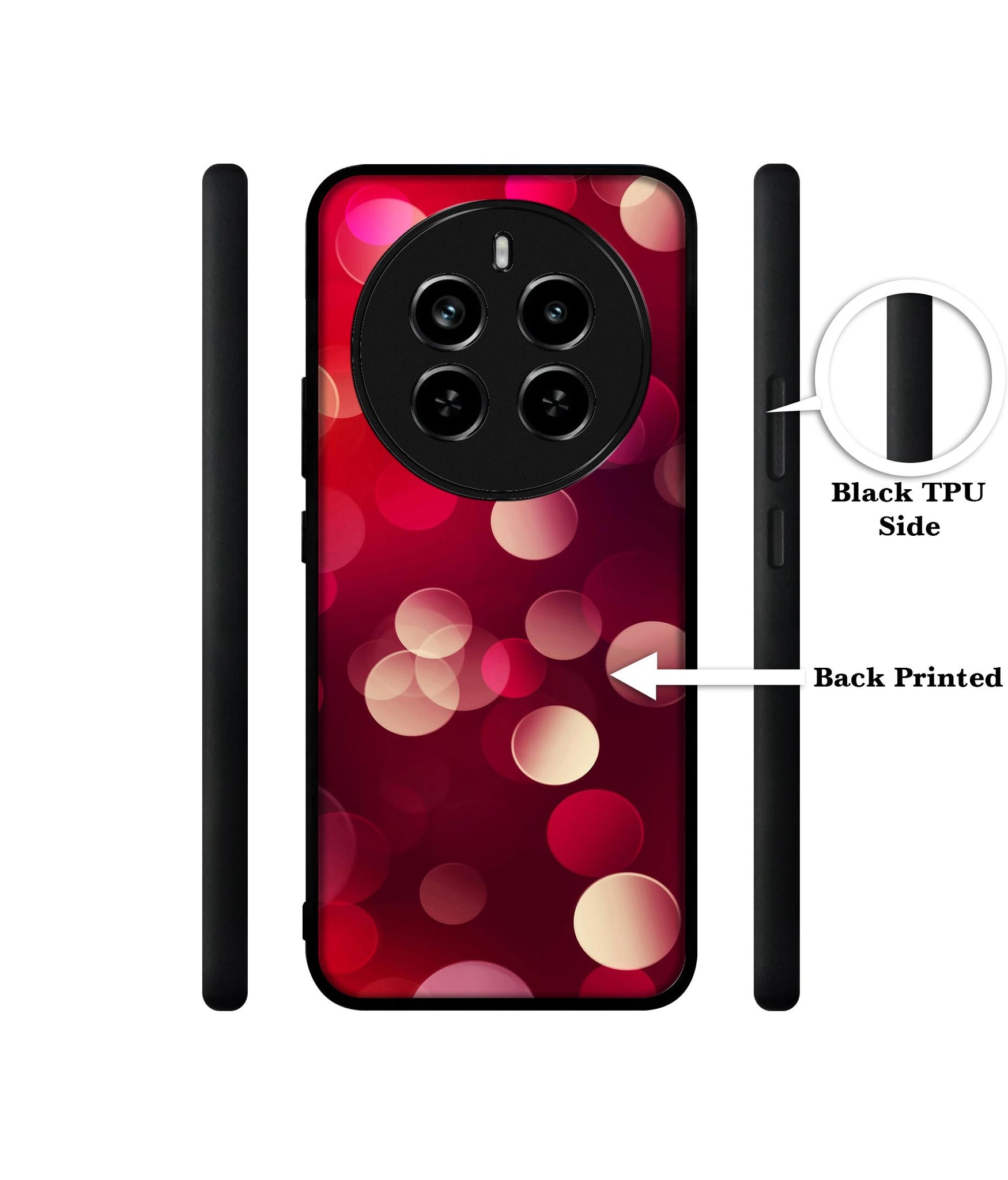3D Circles Design Designer 2D Printed Back Case Cover for Realme P1 Pro 5G / 12 Pro 5G / 12 Pro Plus 5G