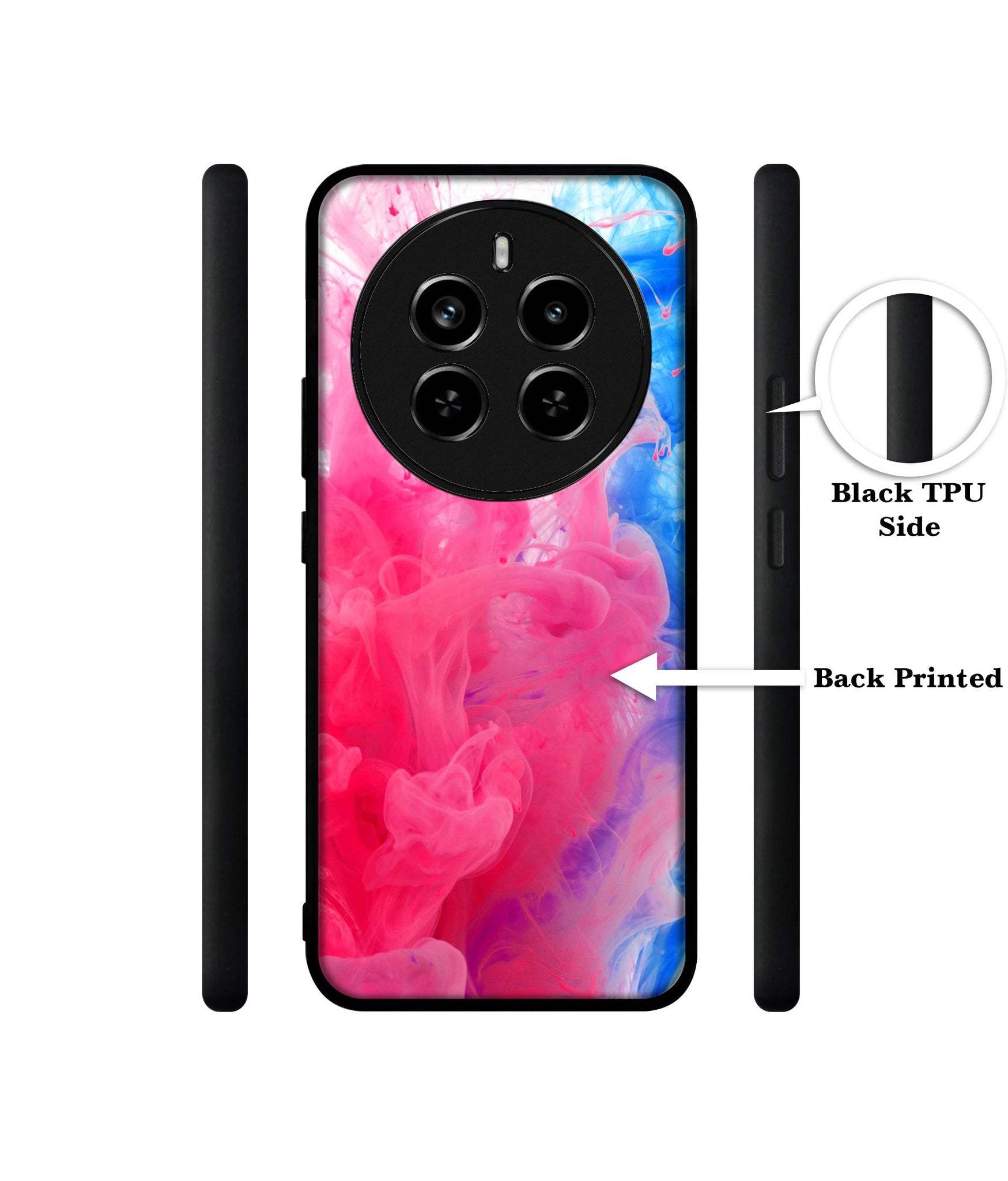 Fractal Paint Design Designer 2D Printed Back Case Cover for Realme P1 Pro 5G / 12 Pro 5G / 12 Pro Plus 5G