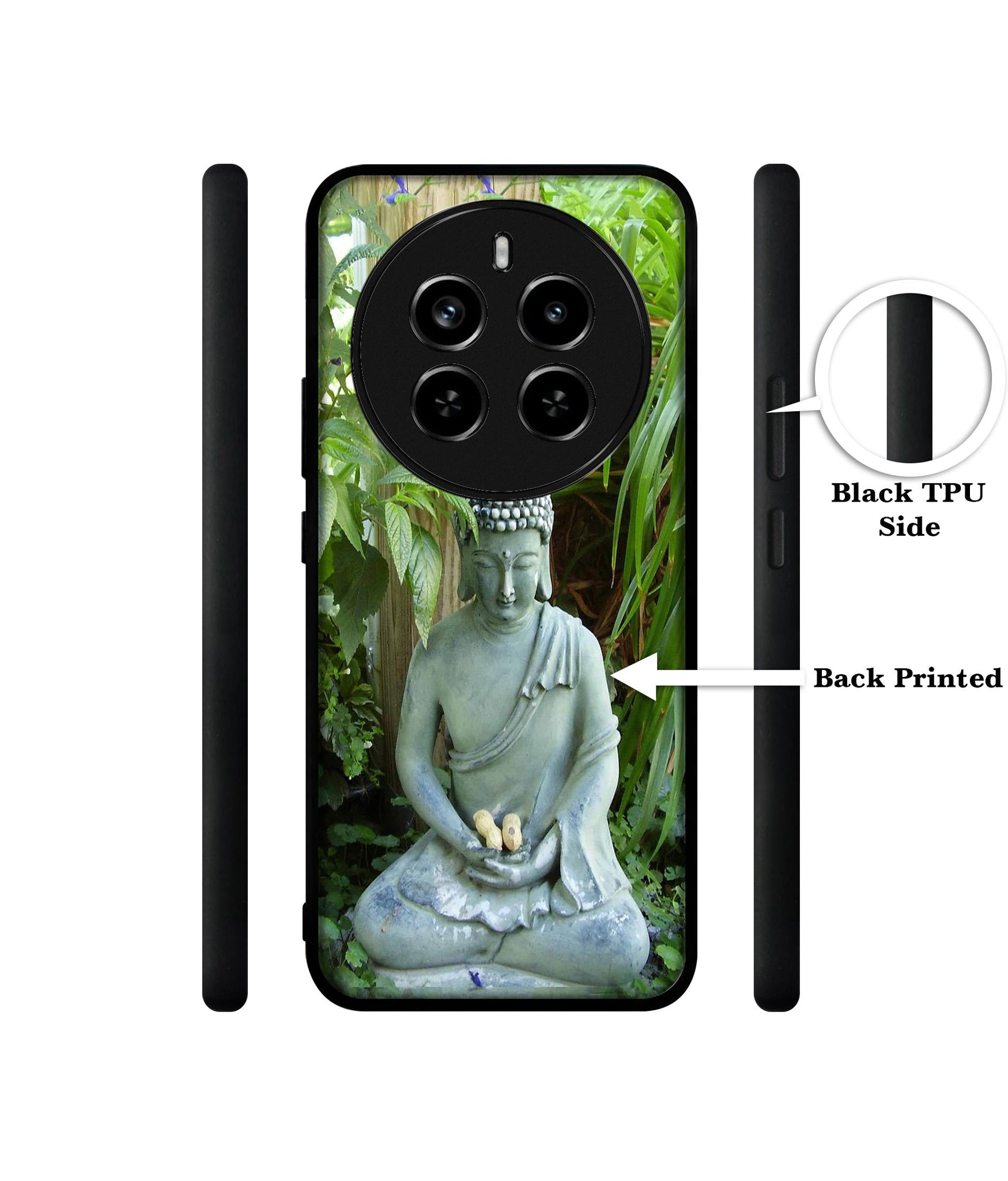 Buddhism Design Designer 2D Printed Back Case Cover for Realme P1 Pro 5G / 12 Pro 5G / 12 Pro Plus 5G