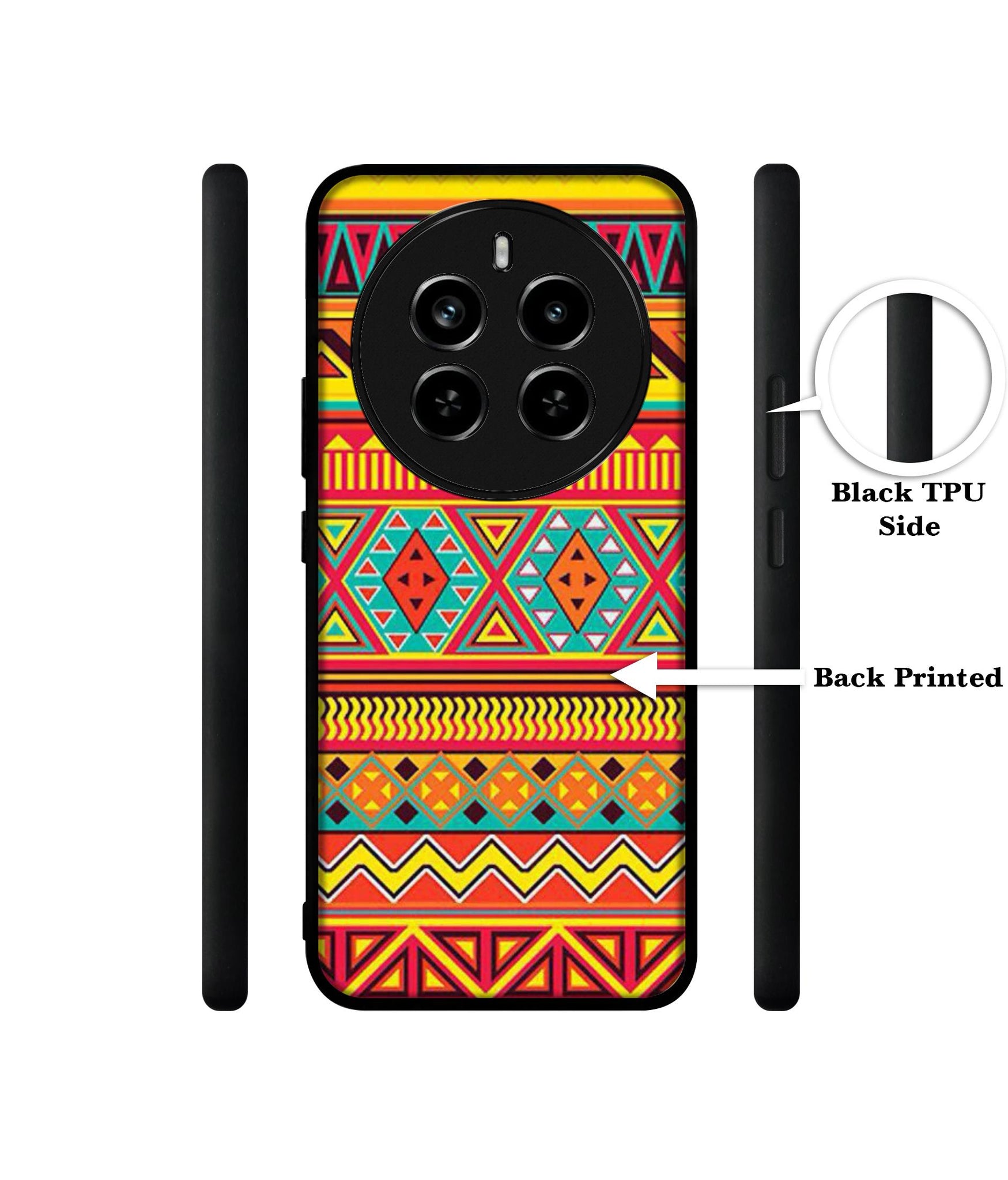 Artistic Rangoli Design Designer 2D Printed Back Case Cover for Realme P1 Pro 5G / 12 Pro 5G / 12 Pro Plus 5G