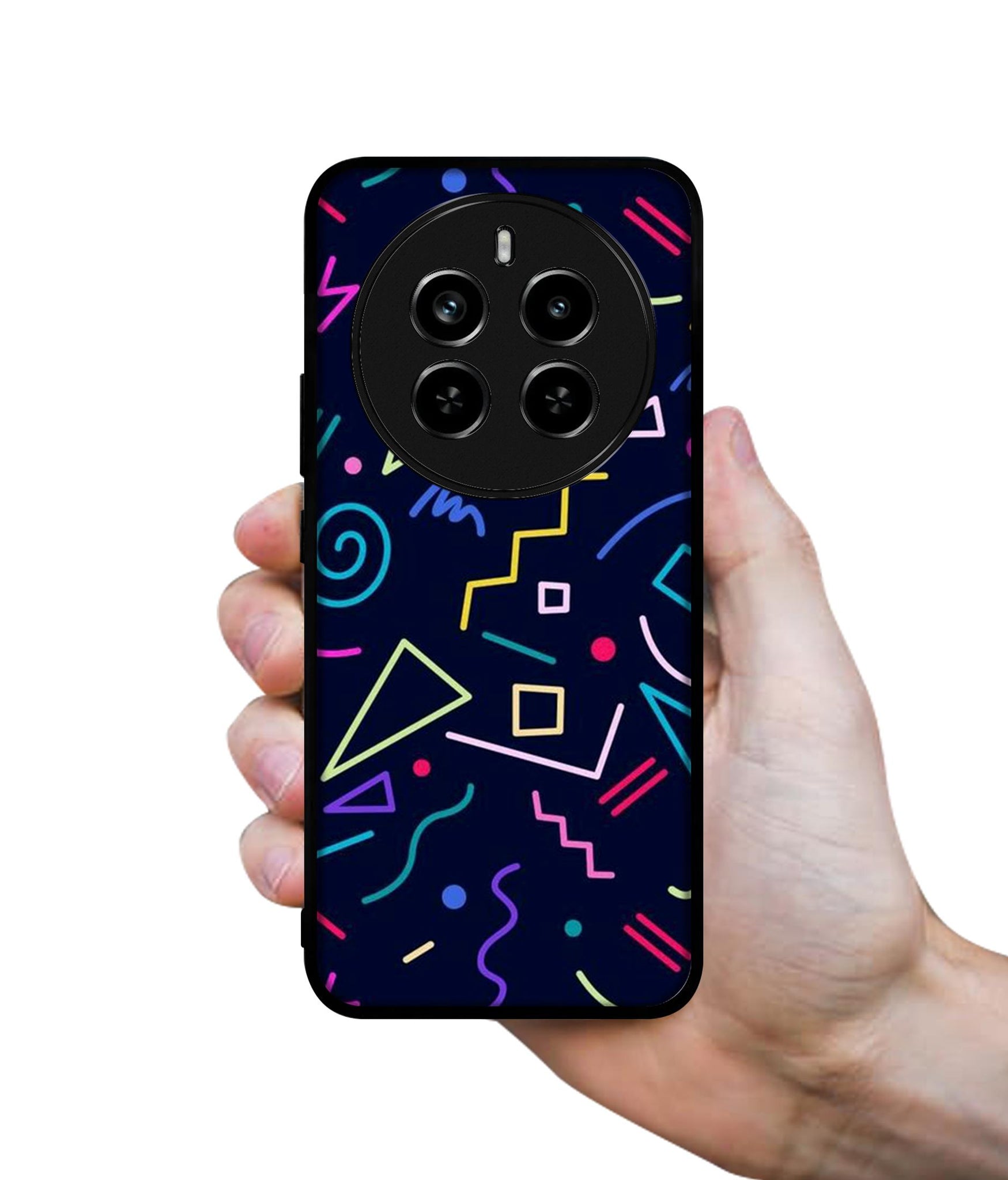 Retro Abstract Design Designer 2D Printed Back Case Cover for Realme P1 Pro 5G / 12 Pro 5G / 12 Pro Plus 5G