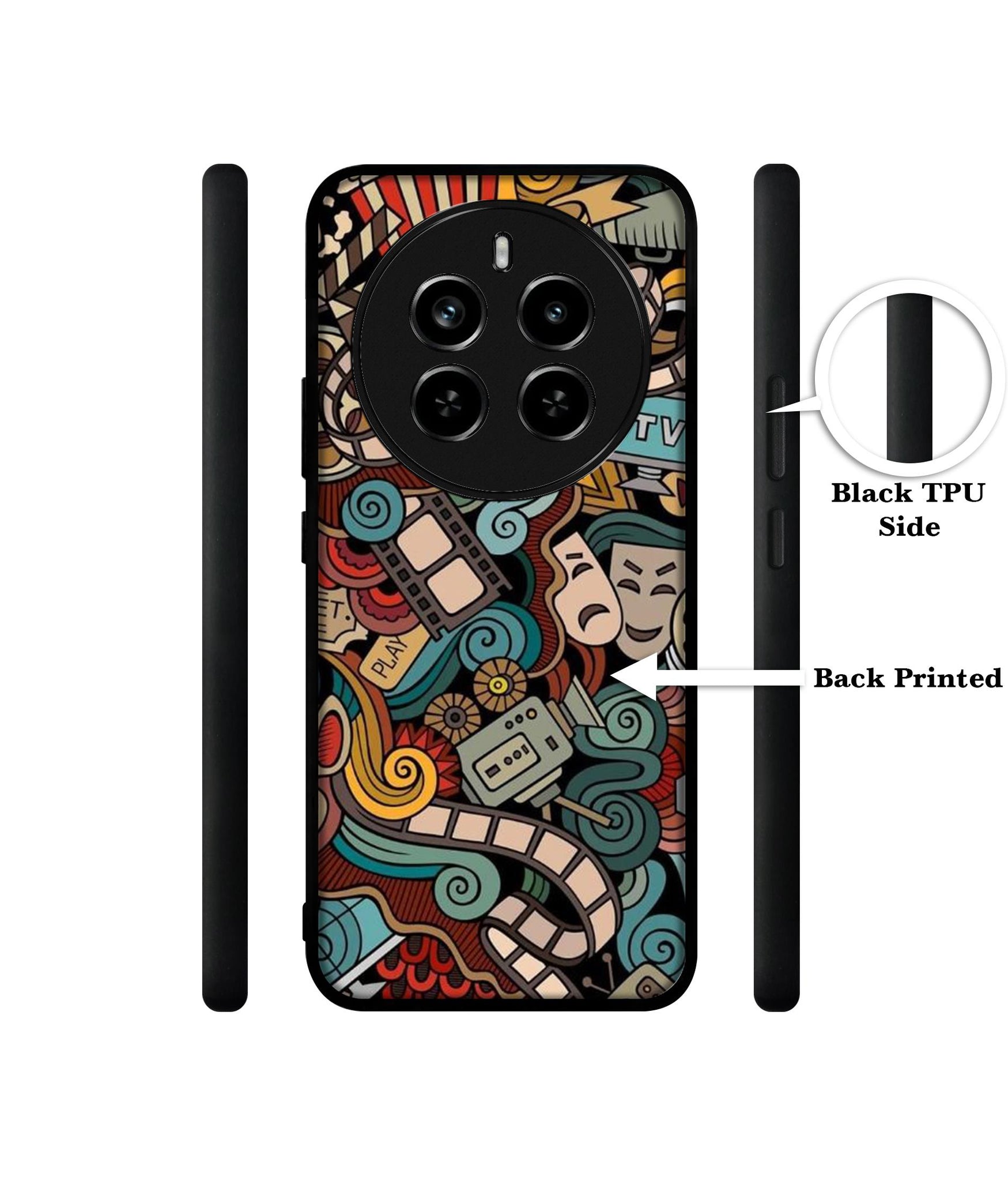 Movies Design Designer 2D Printed Back Case Cover for Realme P1 Pro 5G / 12 Pro 5G / 12 Pro Plus 5G