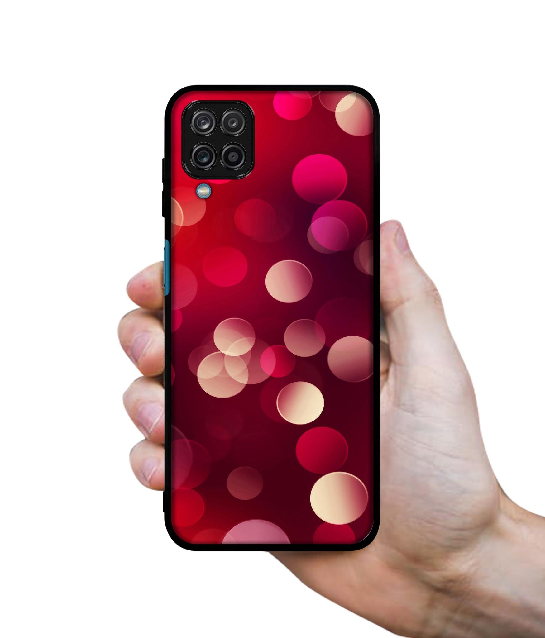 3D Circles Design Designer 2D Printed Back Case Cover for Samsung Galaxy M12 4G / A12 4G / F12 4G