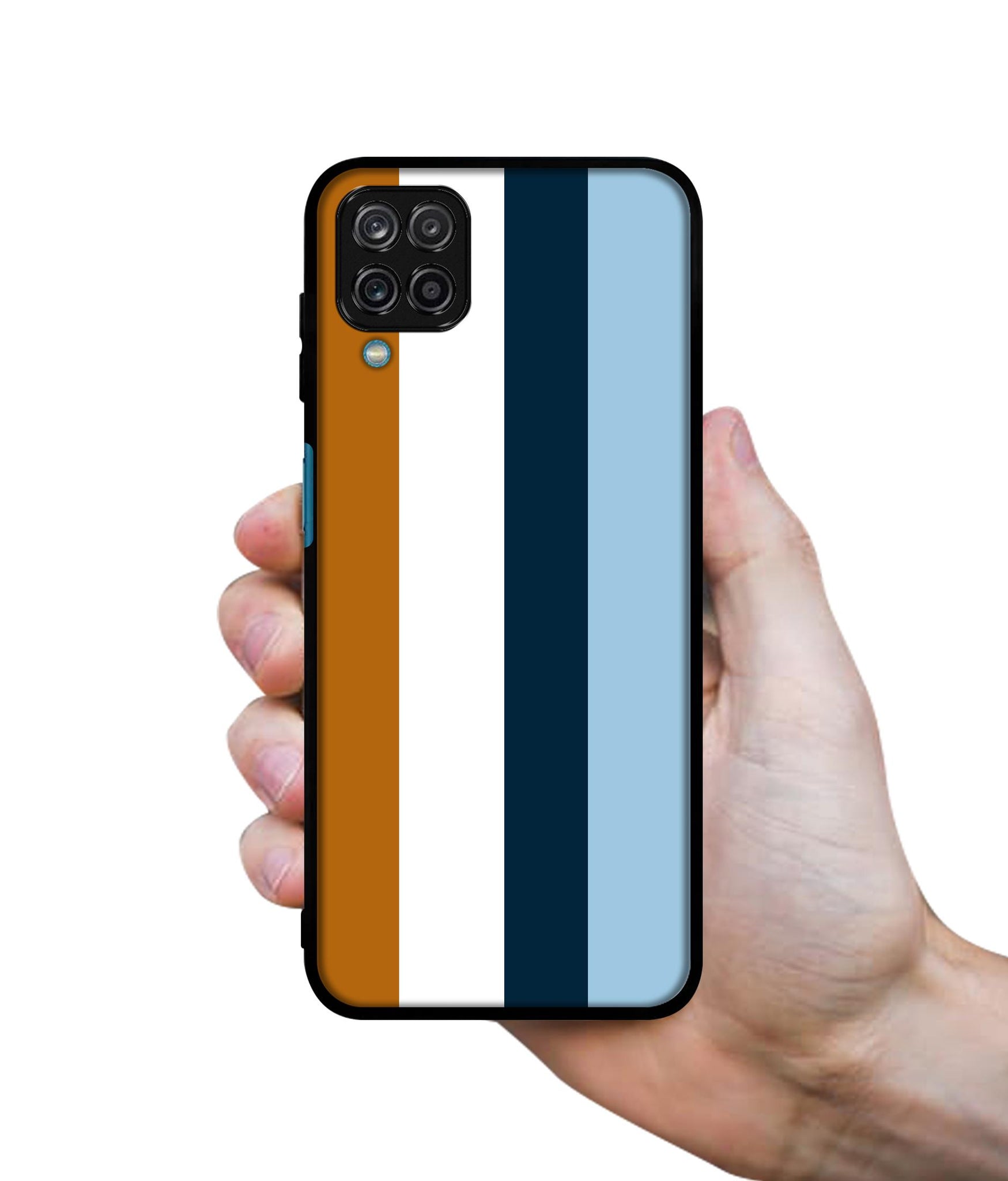 Color Stripes Design Designer 2D Printed Back Case Cover for Samsung Galaxy M12 4G / A12 4G / F12 4G