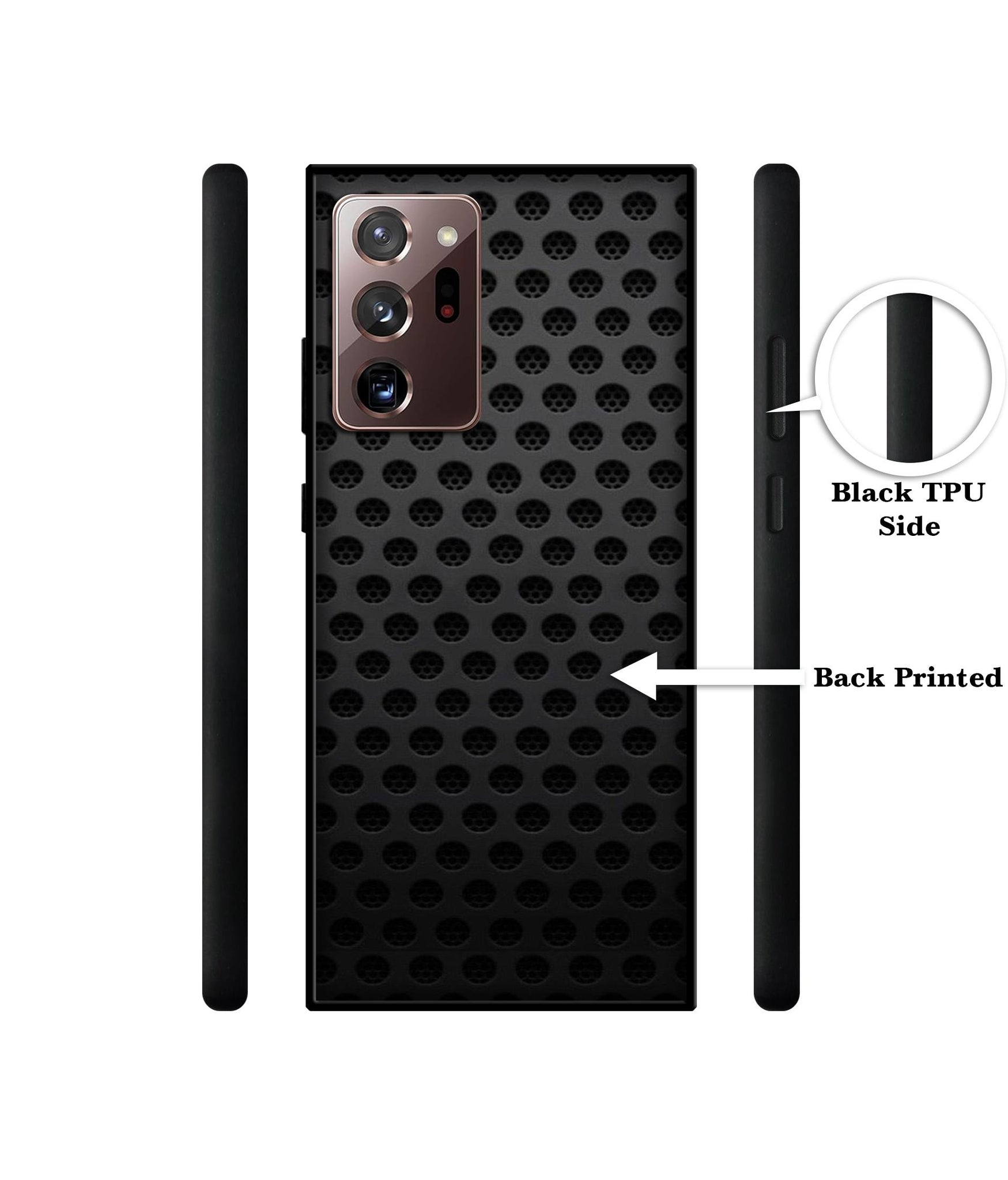 Black Circle Design Designer 2D Printed Back Case Cover for Samsung Galaxy Note 20 Ultra 5G