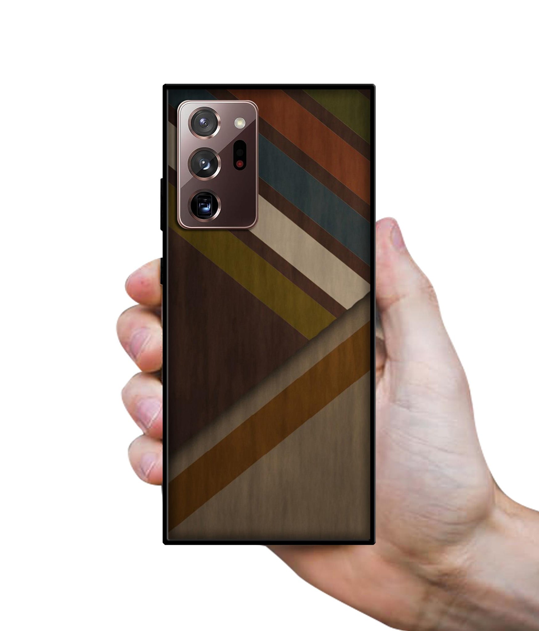Colorful Wooden Pattern Design Designer 2D Printed Back Case Cover for Samsung Galaxy Note 20 Ultra 5G