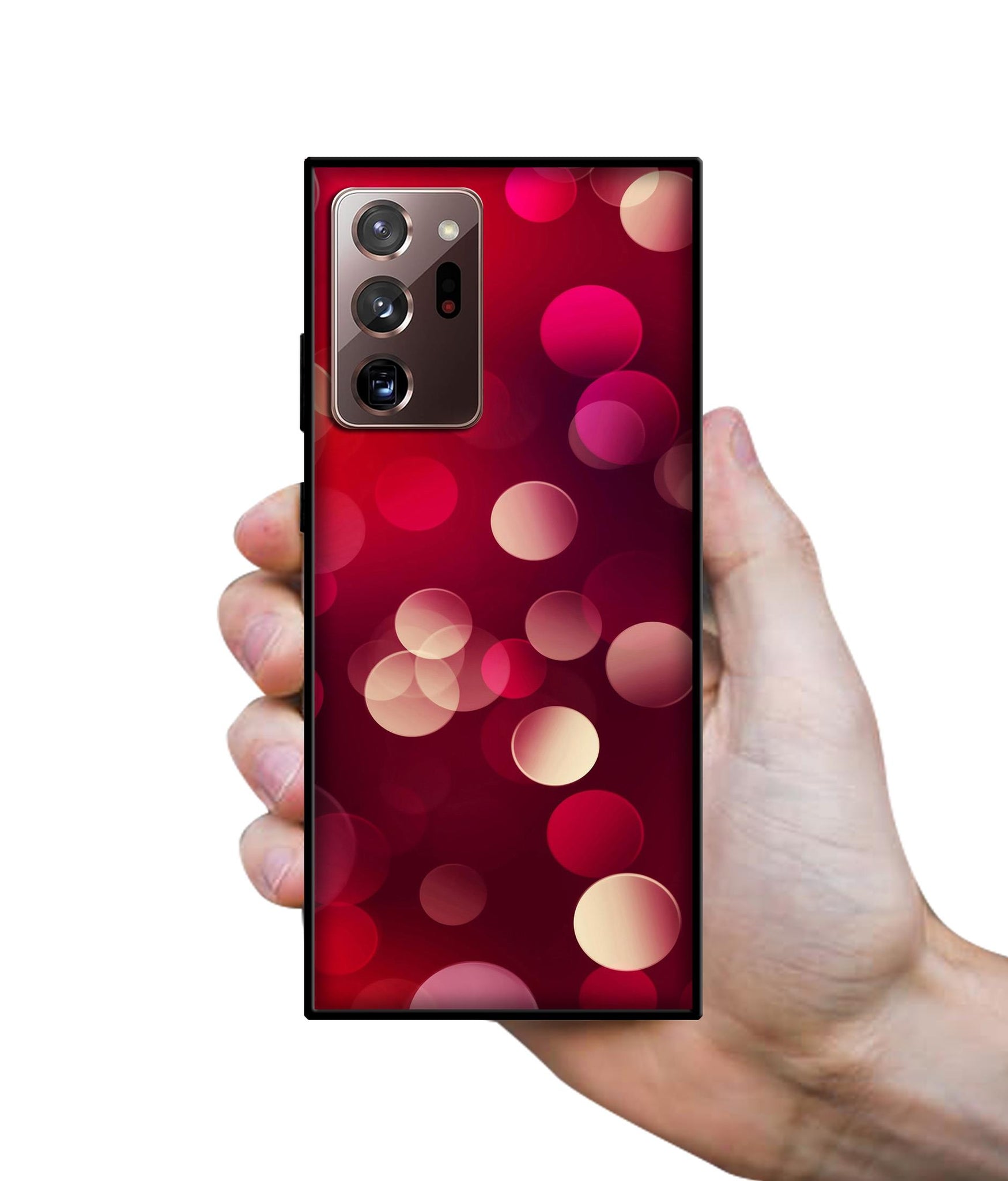 3D Circles Design Designer 2D Printed Back Case Cover for Samsung Galaxy Note 20 Ultra 5G