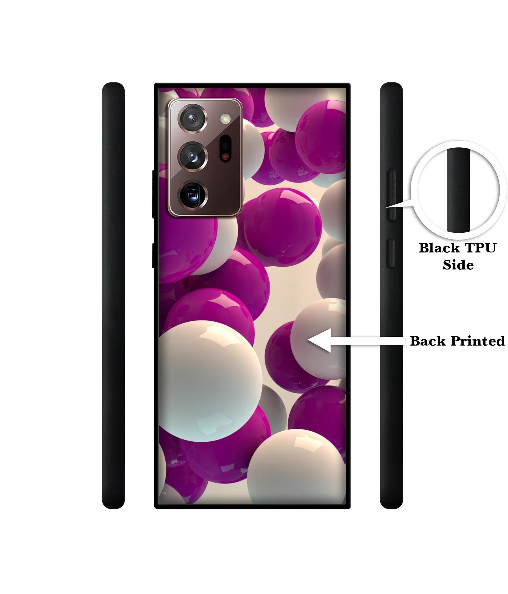 3D Balloons Design Designer 2D Printed Back Case Cover for Samsung Galaxy Note 20 Ultra 5G