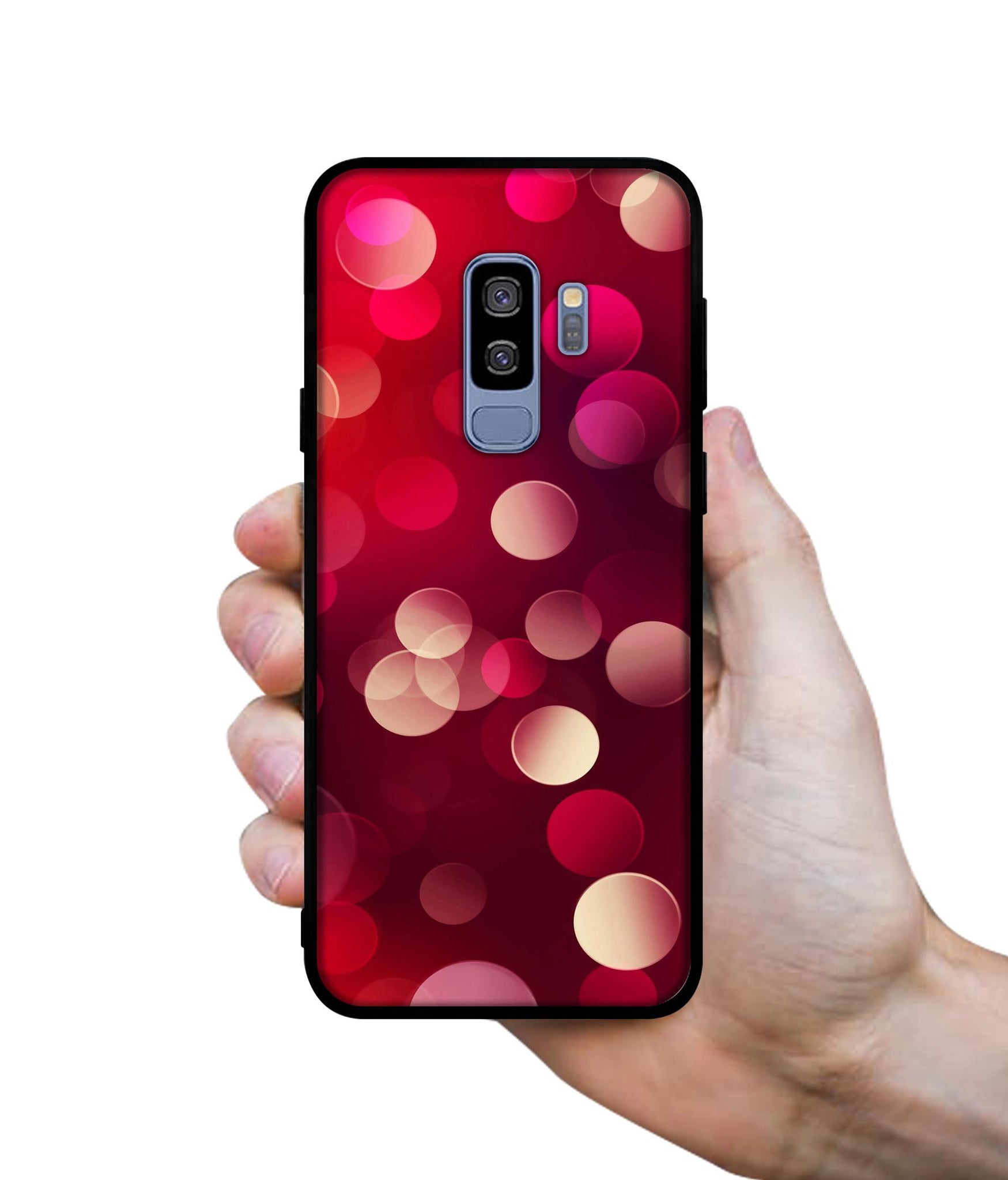 3D Circles Design Designer 2D Printed Back Case Cover for Samsung Galaxy S9 Plus 4G