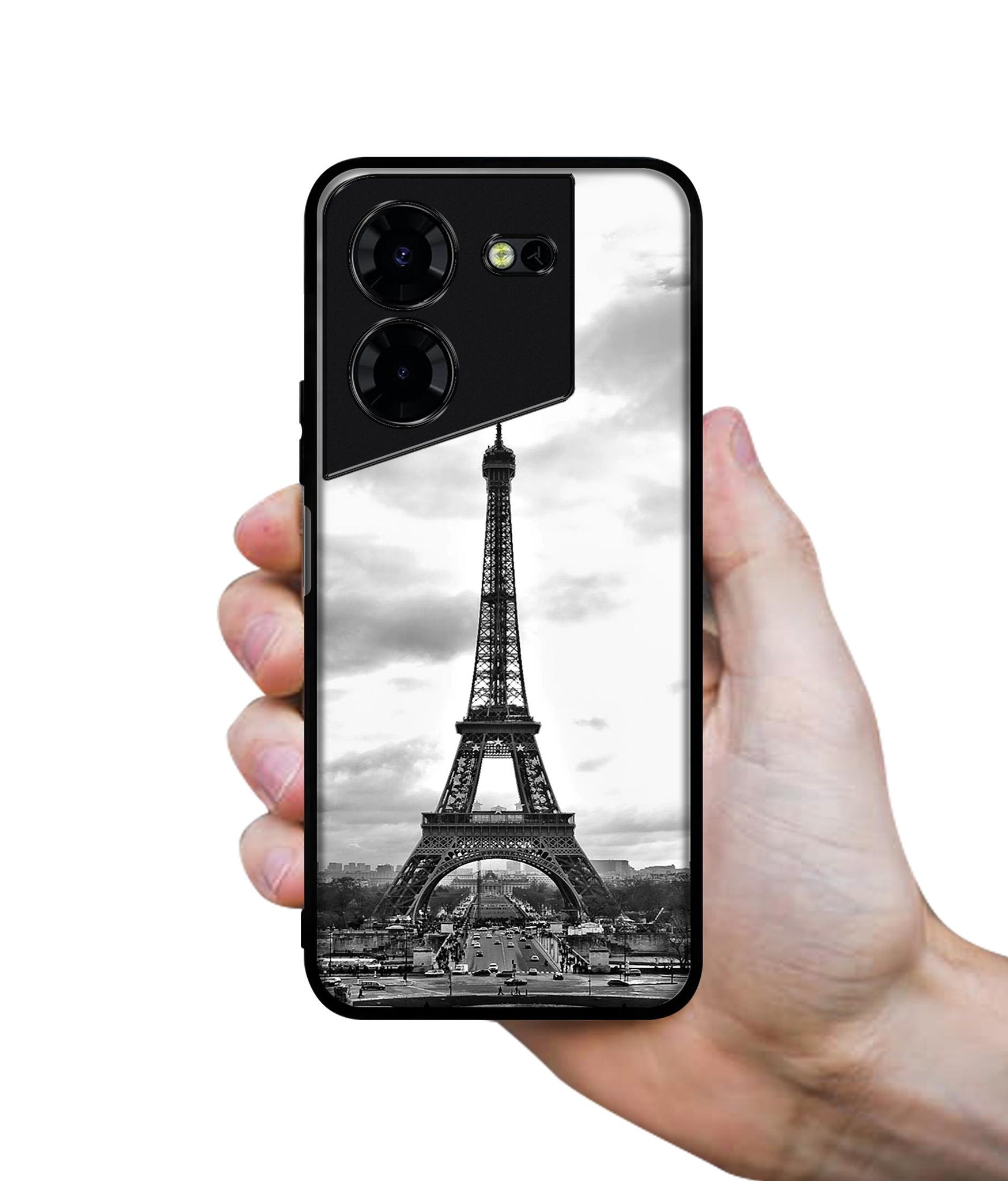 Eiffel Tower Design Designer 2D Printed Back Case Cover for Tecno Pova 5 4G / Pova 5 Pro 5G
