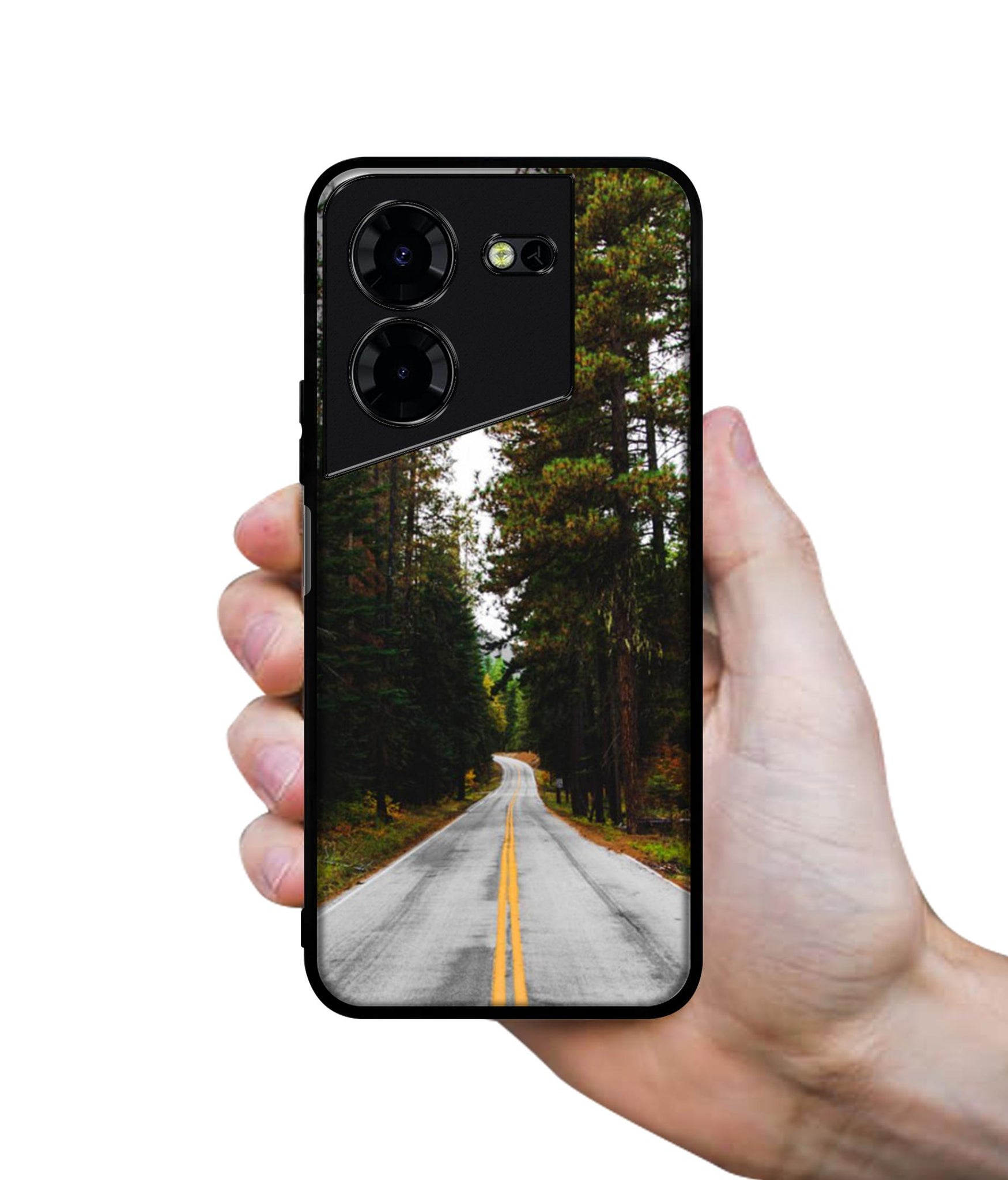Road Photo Design Designer 2D Printed Back Case Cover for Tecno Pova 5 4G / Pova 5 Pro 5G