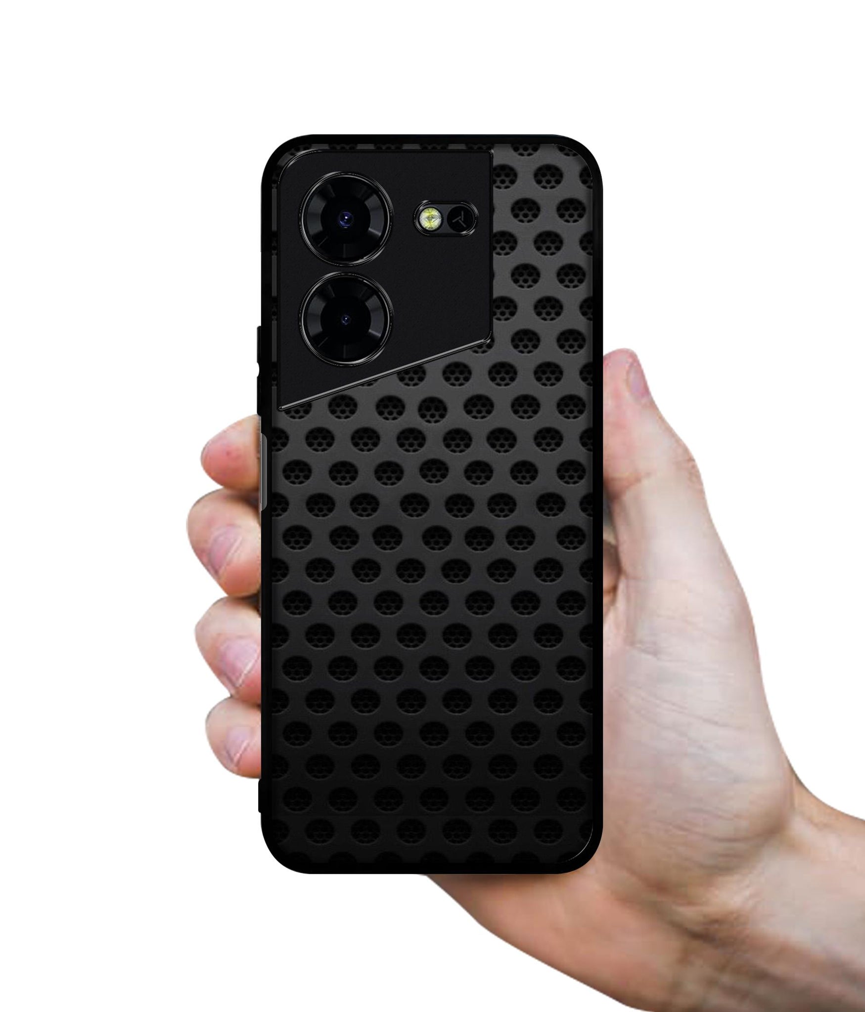 Black Circle Design Designer 2D Printed Back Case Cover for Tecno Pova 5 4G / Pova 5 Pro 5G