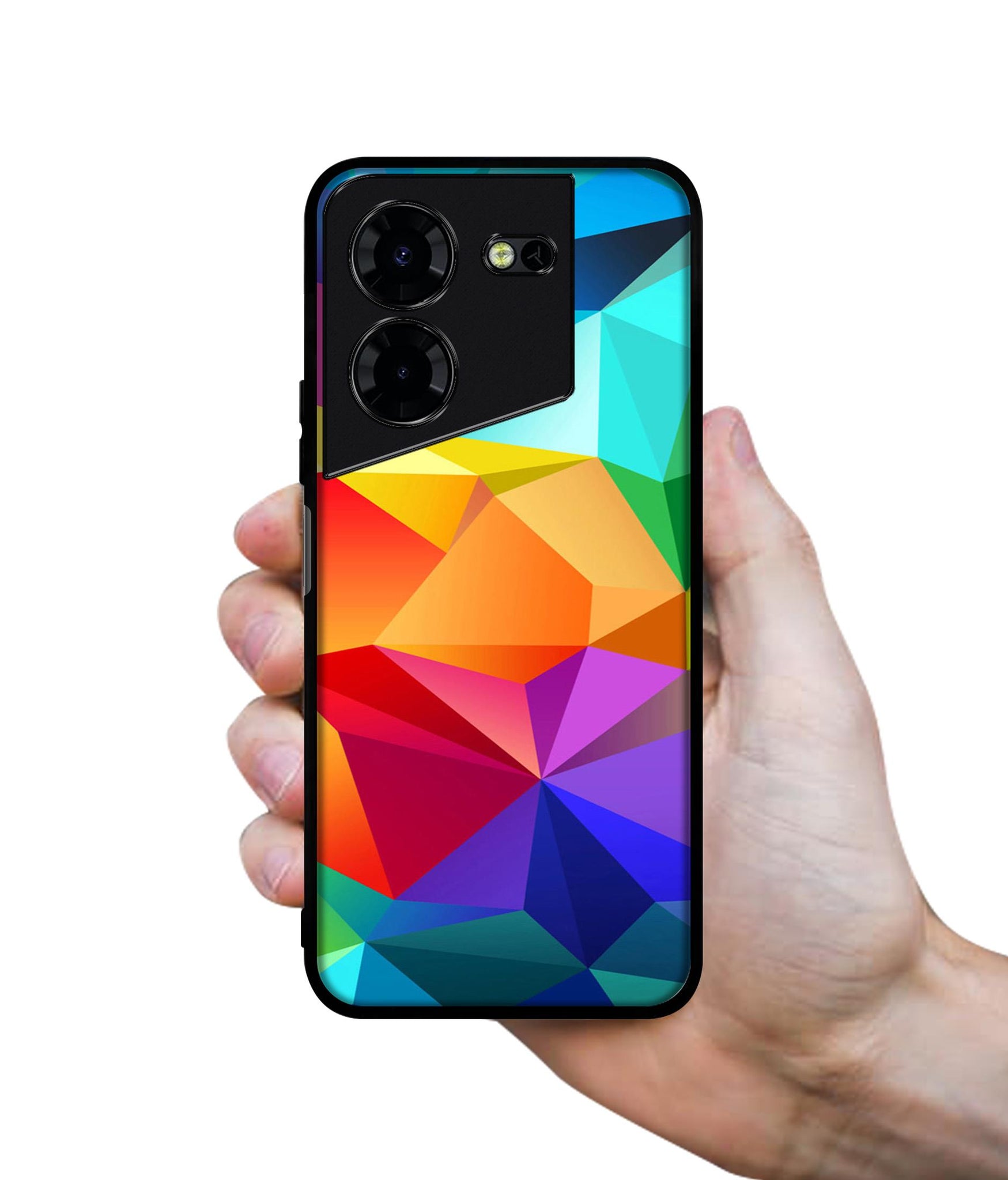 Colorful Pattern Design Designer 2D Printed Back Case Cover for Tecno Pova 5 4G / Pova 5 Pro 5G