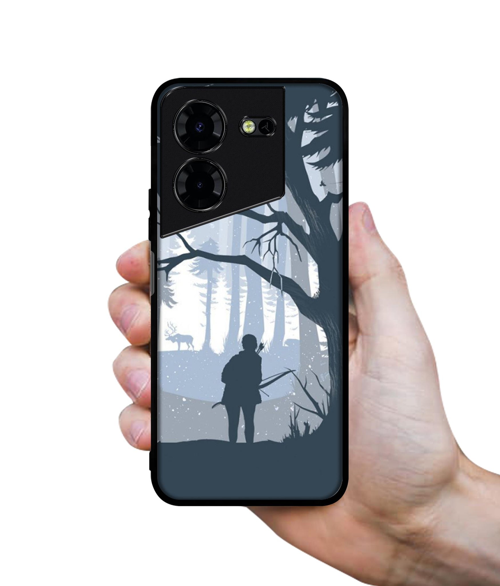 Hunter Design Designer 2D Printed Back Case Cover for Tecno Pova 5 4G / Pova 5 Pro 5G