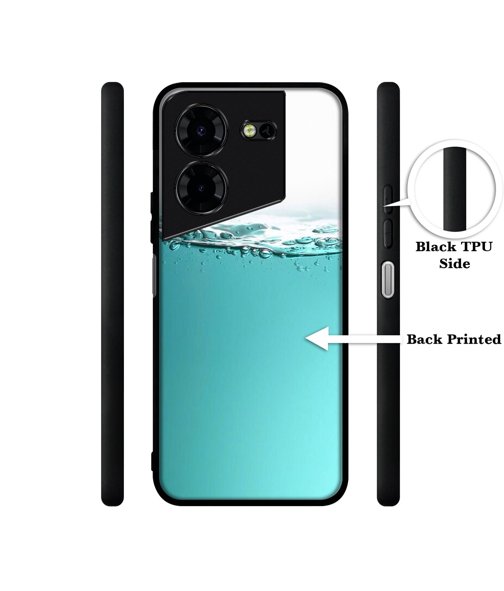 Half Fill Design Designer 2D Printed Back Case Cover for Tecno Pova 5 4G / Pova 5 Pro 5G
