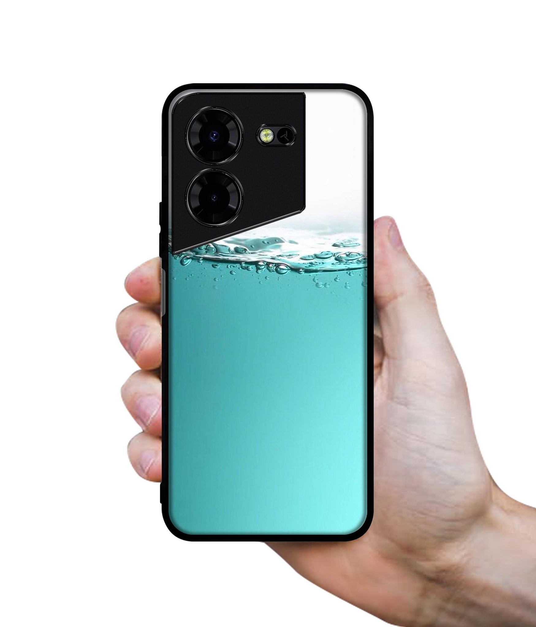 Half Fill Design Designer 2D Printed Back Case Cover for Tecno Pova 5 4G / Pova 5 Pro 5G