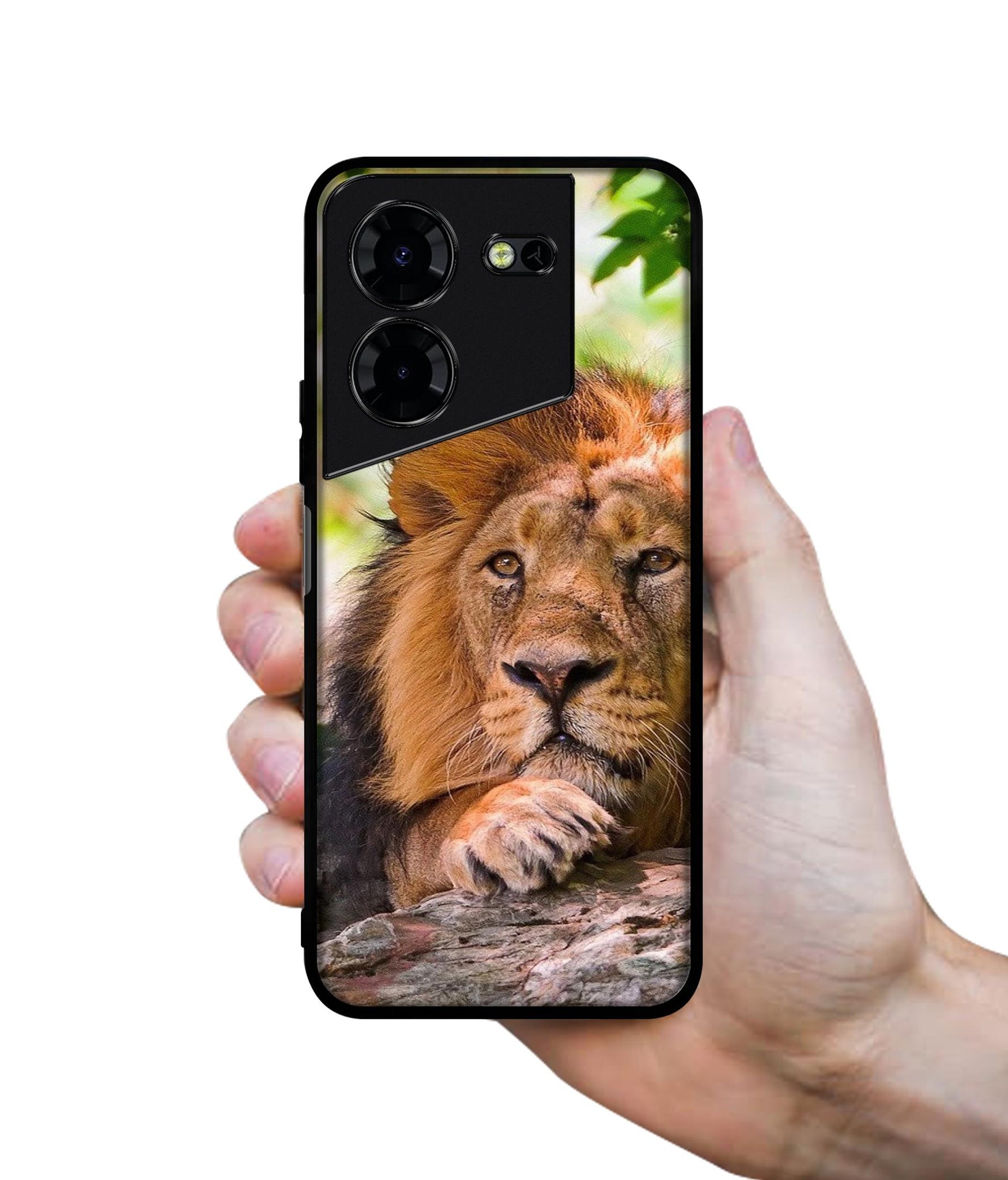 Tiger Pattern Print Design Designer 2D Printed Back Case Cover for Tecno Pova 5 4G / Pova 5 Pro 5G