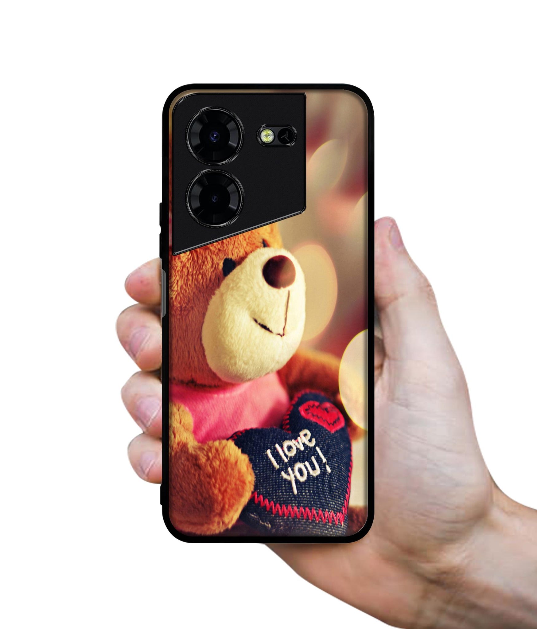 Teddy Bear Design Designer 2D Printed Back Case Cover for Tecno Pova 5 4G / Pova 5 Pro 5G
