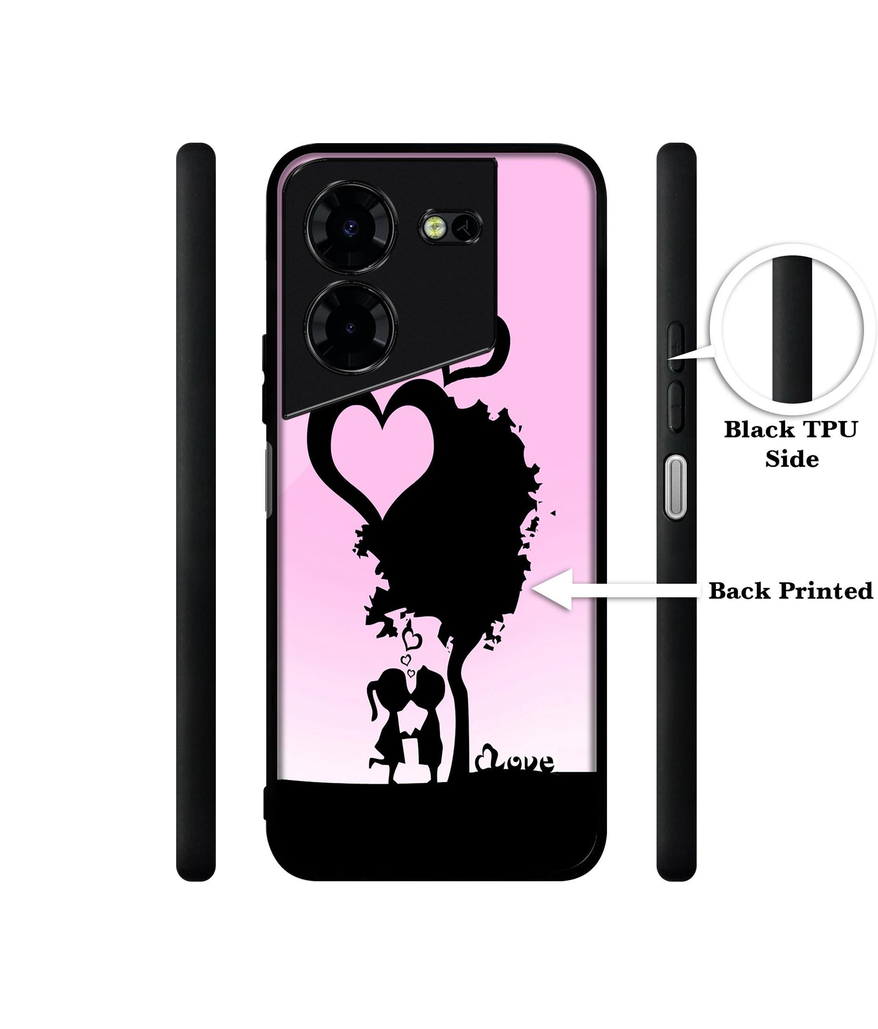 Sweet Love Design Designer 2D Printed Back Case Cover for Tecno Pova 5 4G / Pova 5 Pro 5G