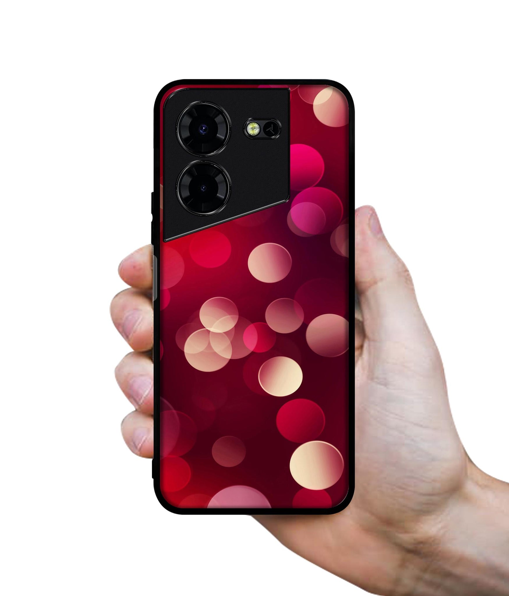 3D Circles Design Designer 2D Printed Back Case Cover for Tecno Pova 5 4G / Pova 5 Pro 5G