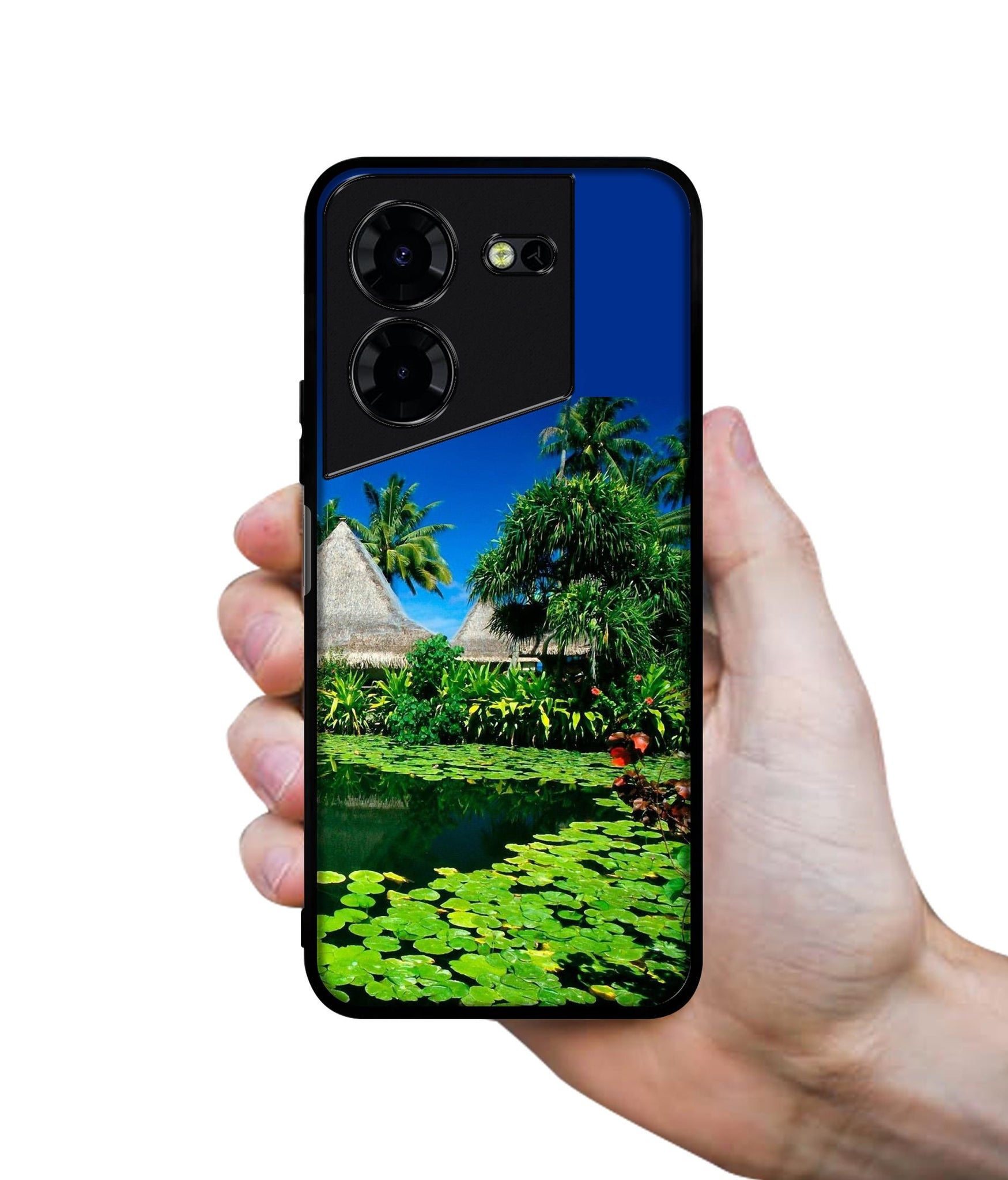Tropics Water Design Designer 2D Printed Back Case Cover for Tecno Pova 5 4G / Pova 5 Pro 5G