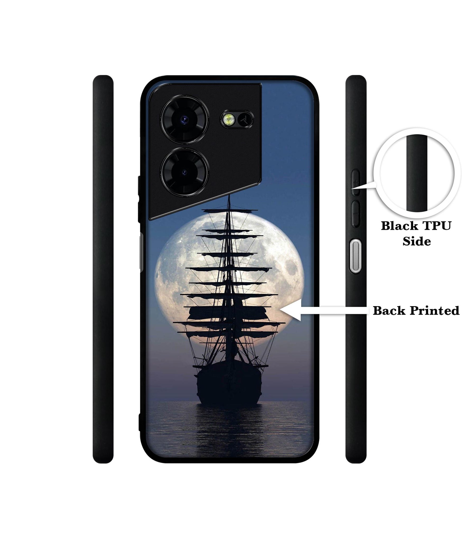 Sea Sunset Design Designer 2D Printed Back Case Cover for Tecno Pova 5 4G / Pova 5 Pro 5G