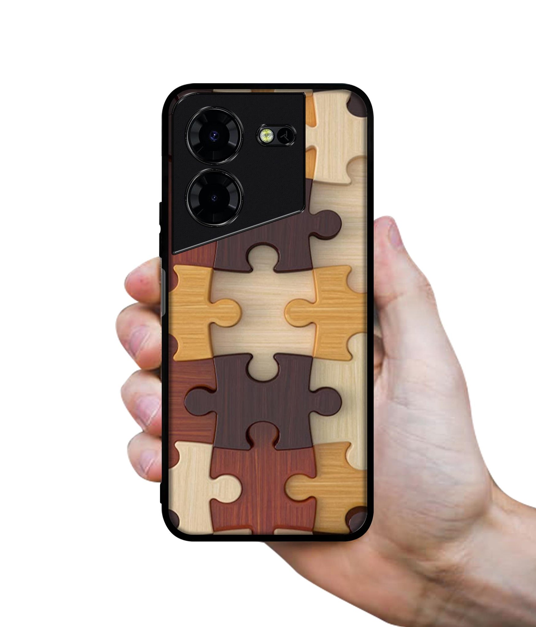 Puzzle Pattern Design Designer 2D Printed Back Case Cover for Tecno Pova 5 4G / Pova 5 Pro 5G