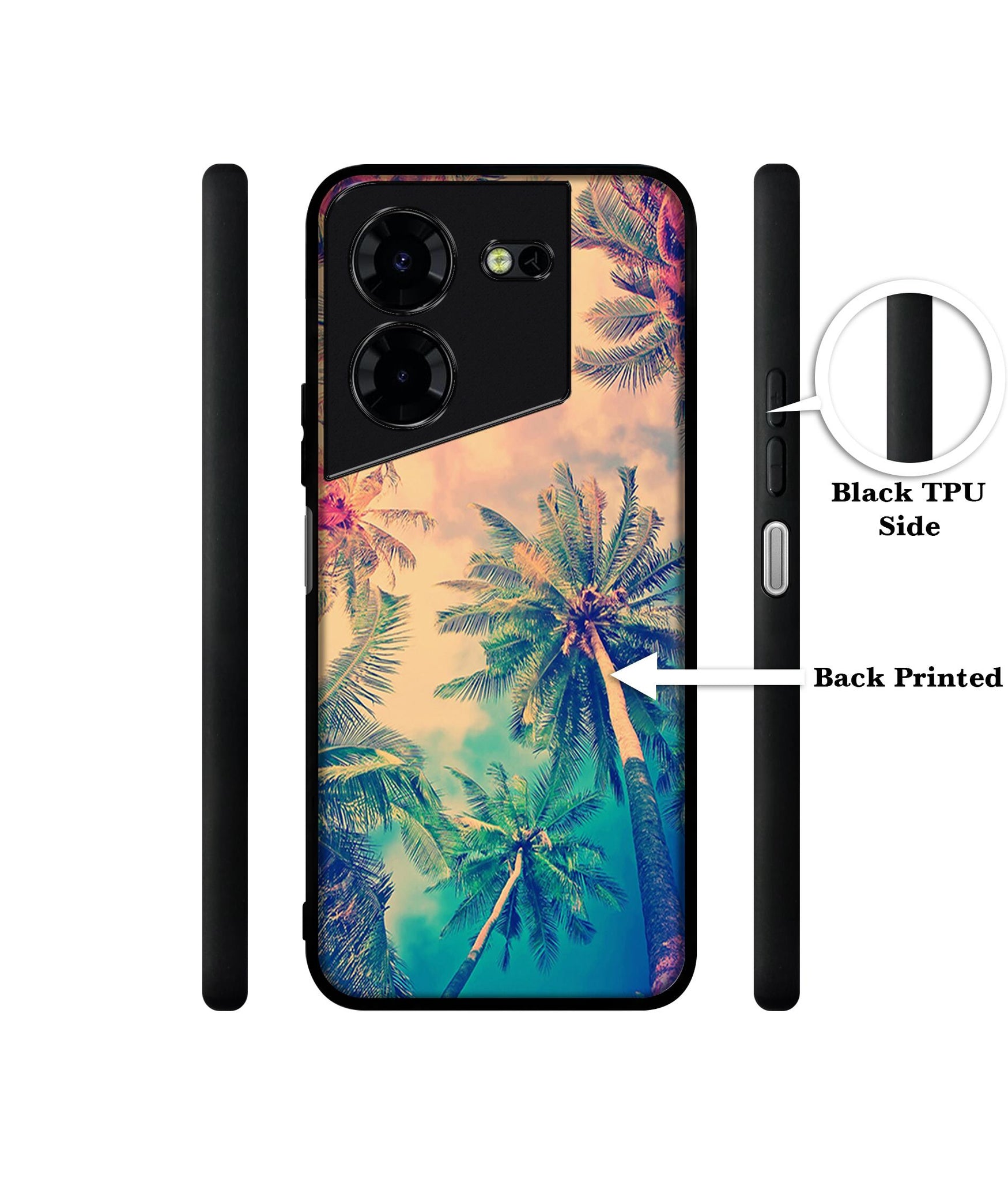 Trees Design Designer 2D Printed Back Case Cover for Tecno Pova 5 4G / Pova 5 Pro 5G