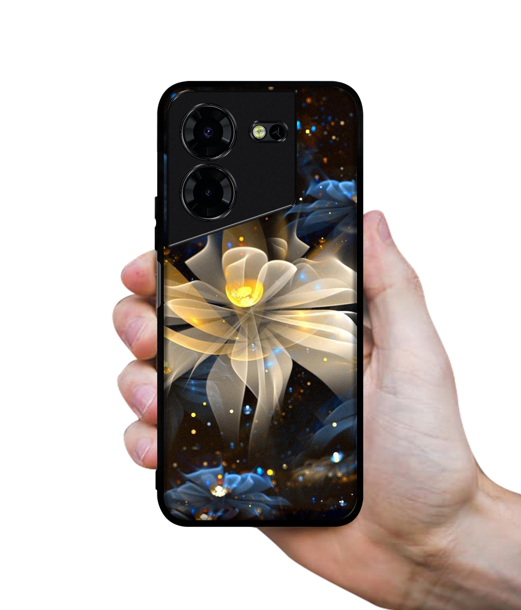 Art Flower Design Designer 2D Printed Back Case Cover for Tecno Pova 5 4G / Pova 5 Pro 5G