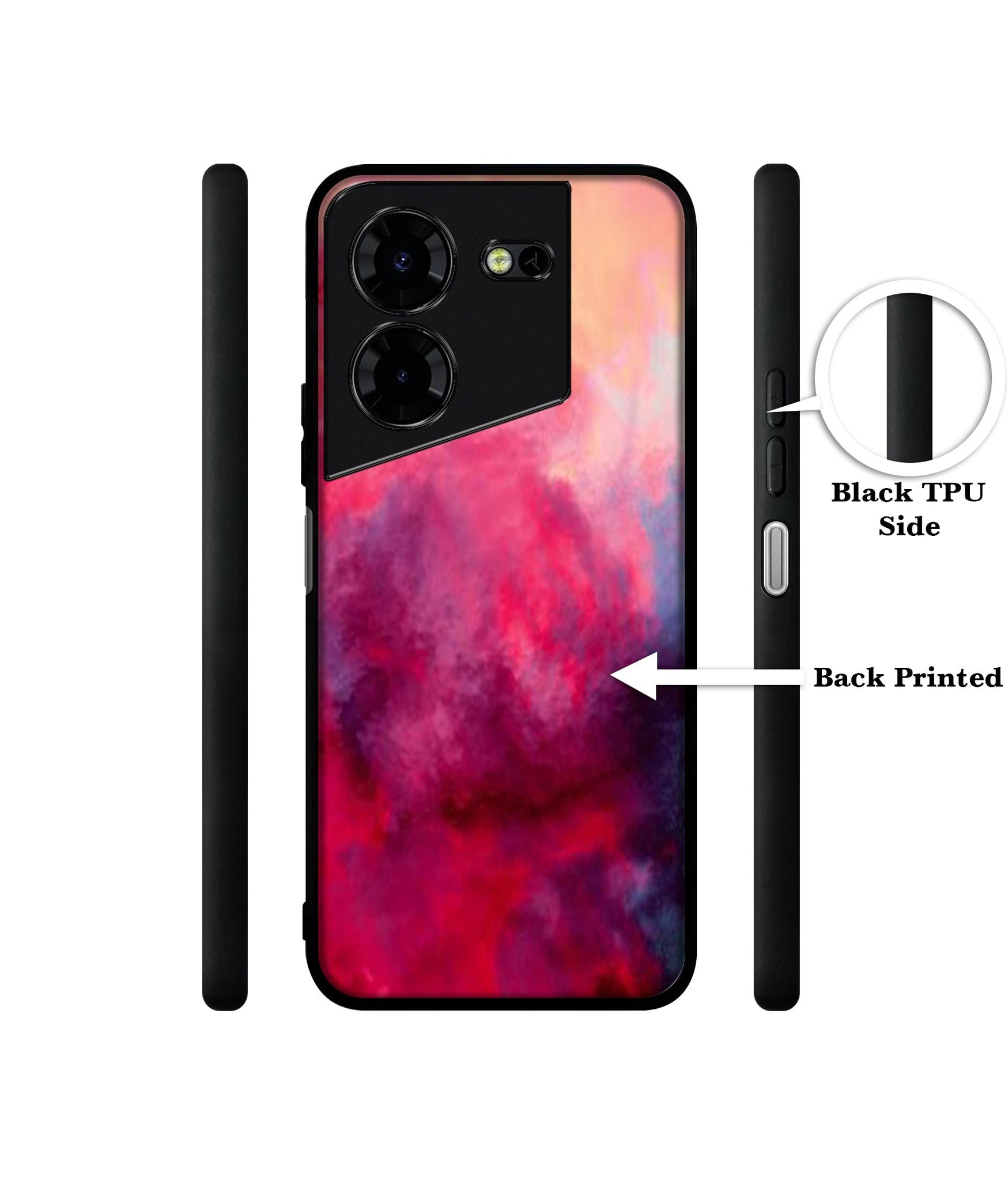Holi Color Design Designer 2D Printed Back Case Cover for Tecno Pova 5 4G / Pova 5 Pro 5G