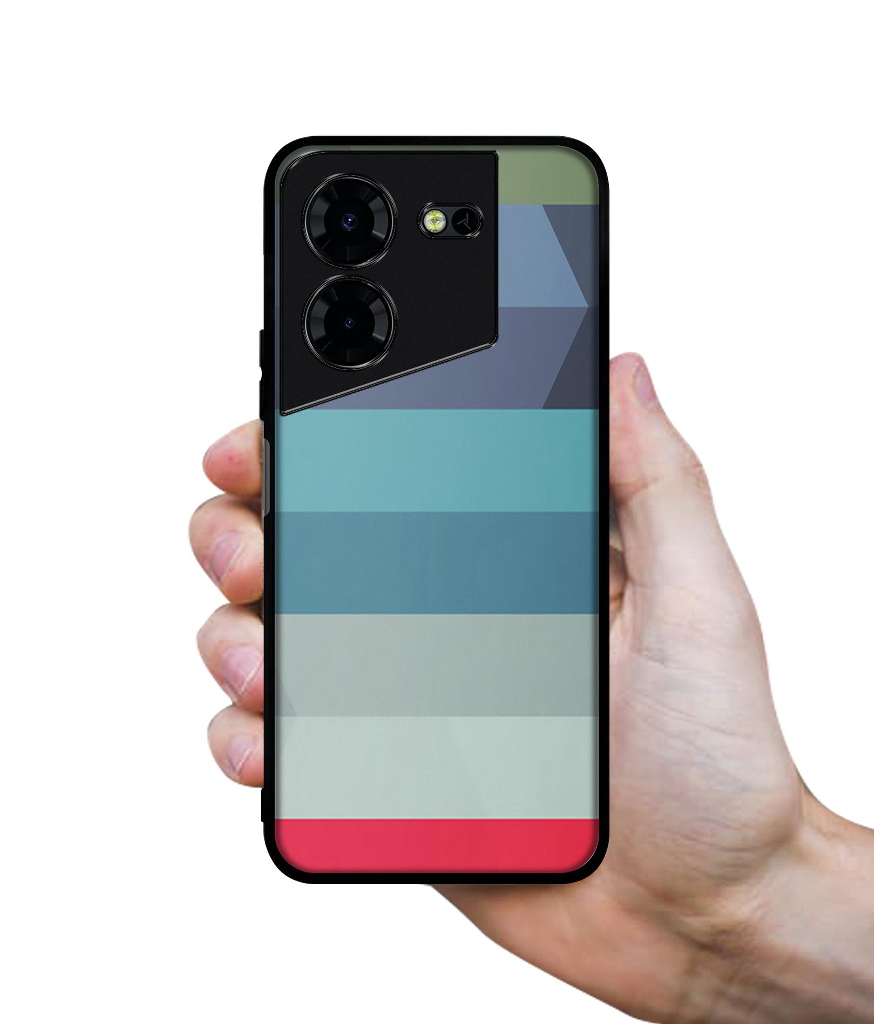 Colorful Lines Design Designer 2D Printed Back Case Cover for Tecno Pova 5 4G / Pova 5 Pro 5G