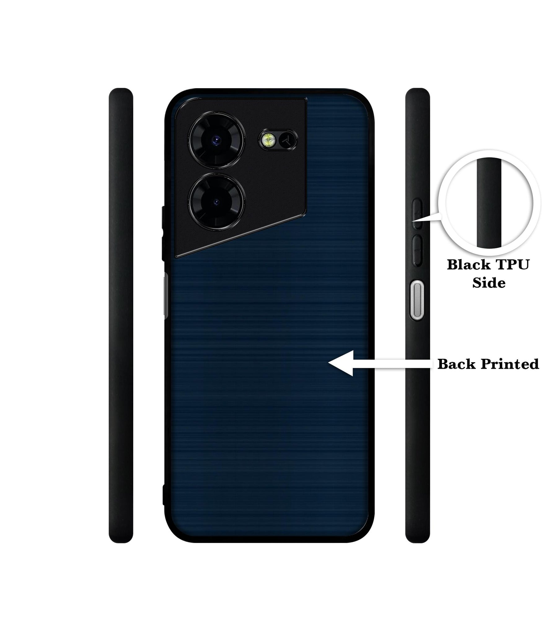 Blue Line Design Designer 2D Printed Back Case Cover for Tecno Pova 5 4G / Pova 5 Pro 5G