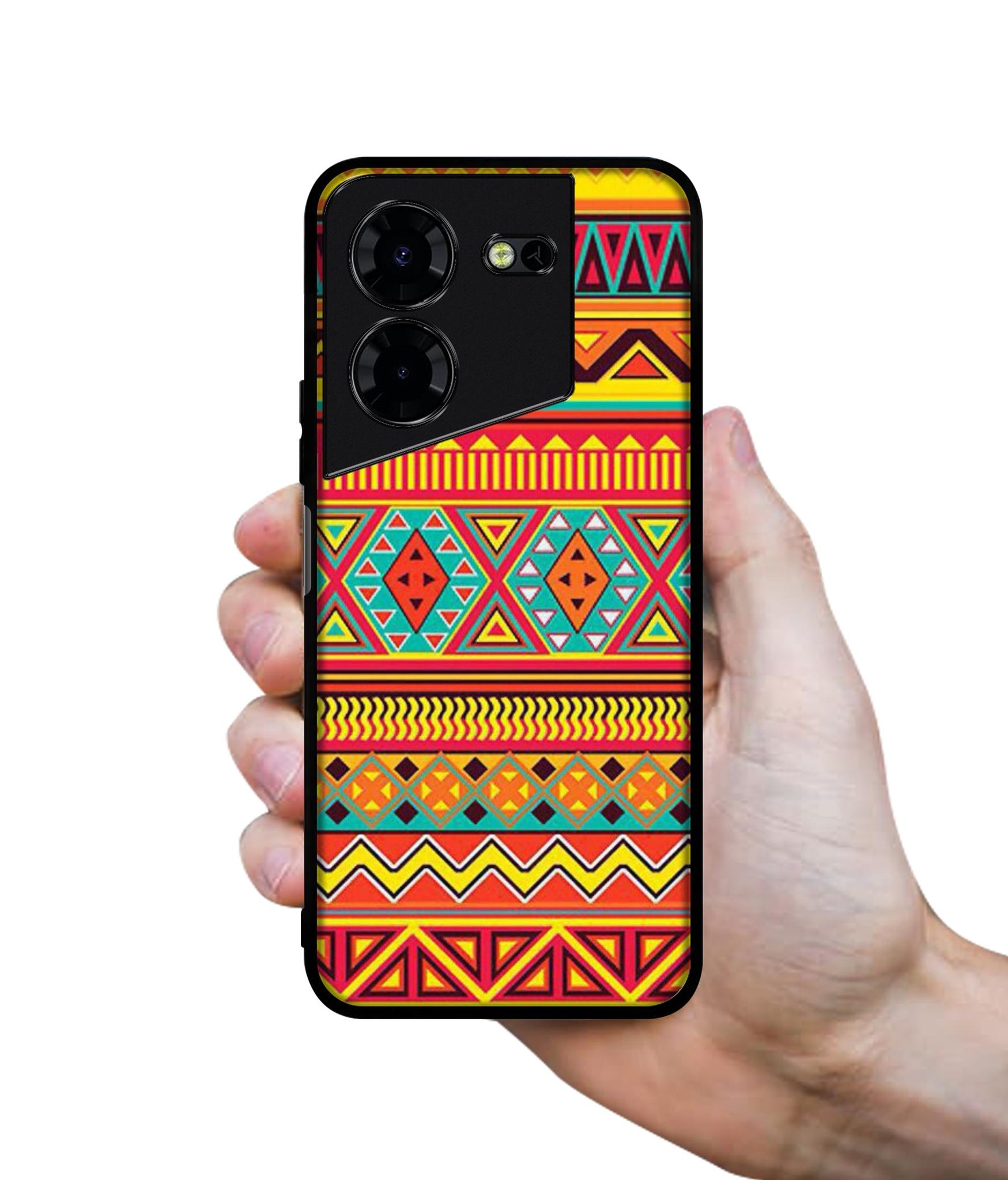 Artistic Rangoli Design Designer 2D Printed Back Case Cover for Tecno Pova 5 4G / Pova 5 Pro 5G