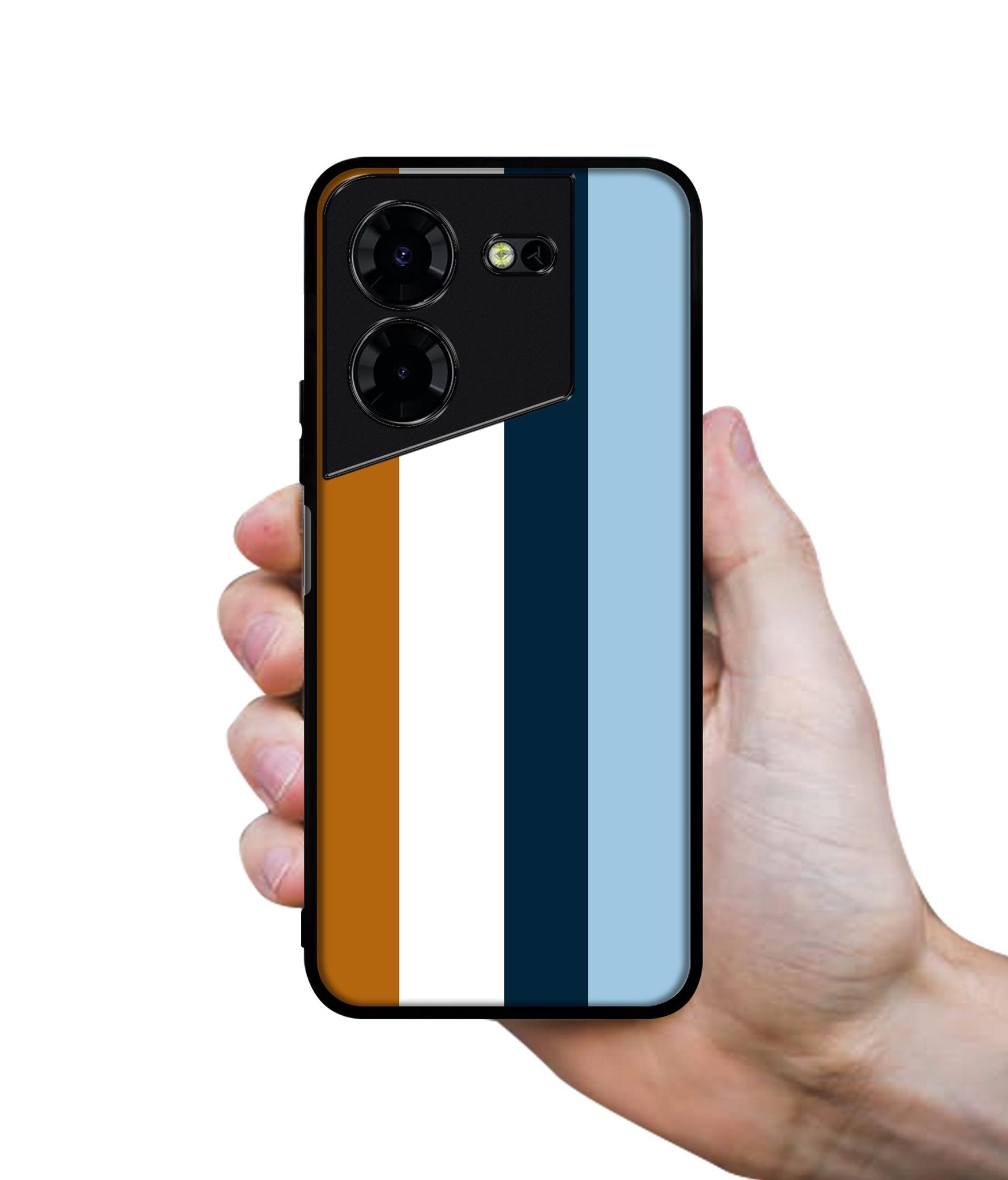 Color Stripes Design Designer 2D Printed Back Case Cover for Tecno Pova 5 4G / Pova 5 Pro 5G