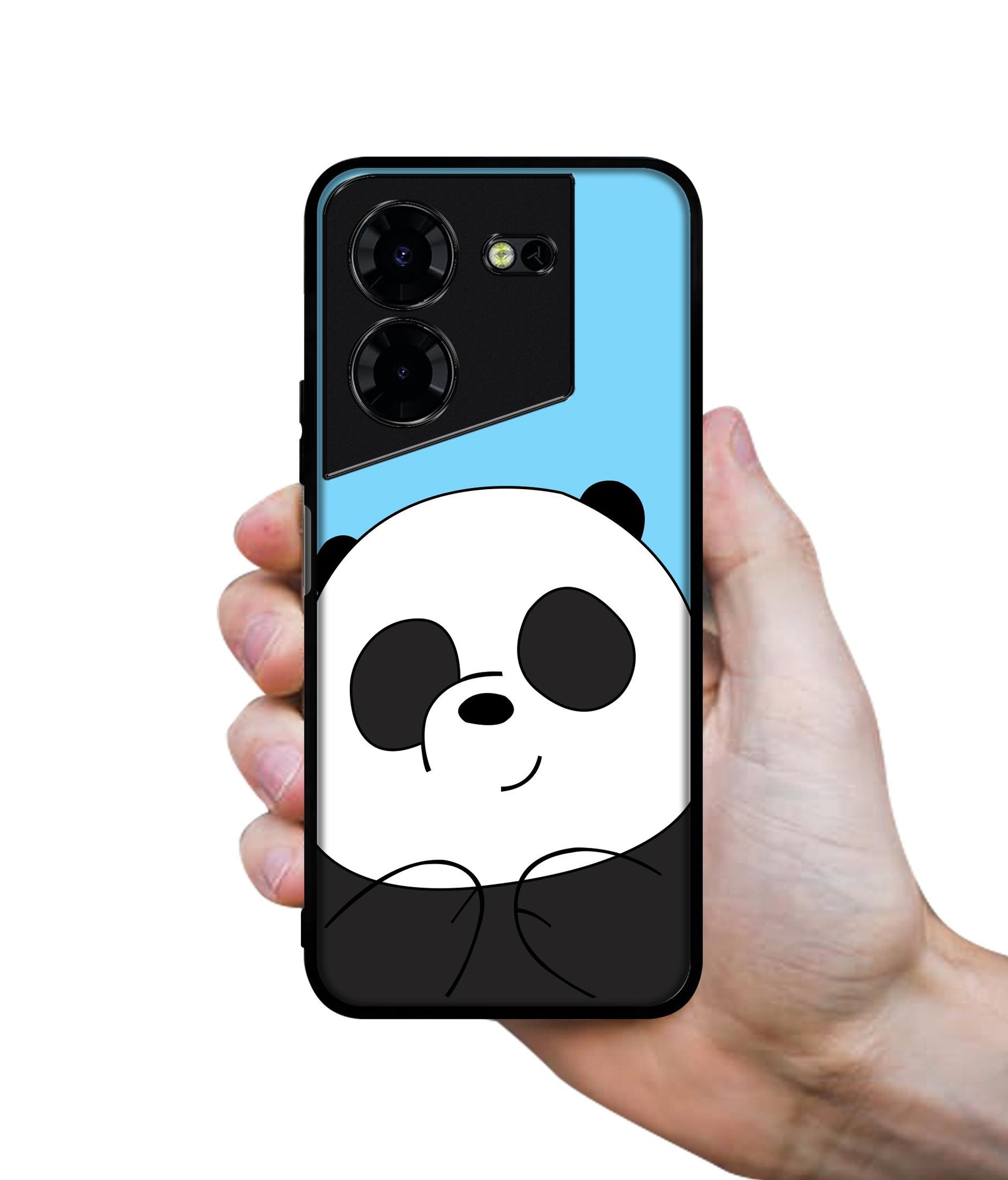 Cute Panda Design Designer 2D Printed Back Case Cover for Tecno Pova 5 4G / Pova 5 Pro 5G