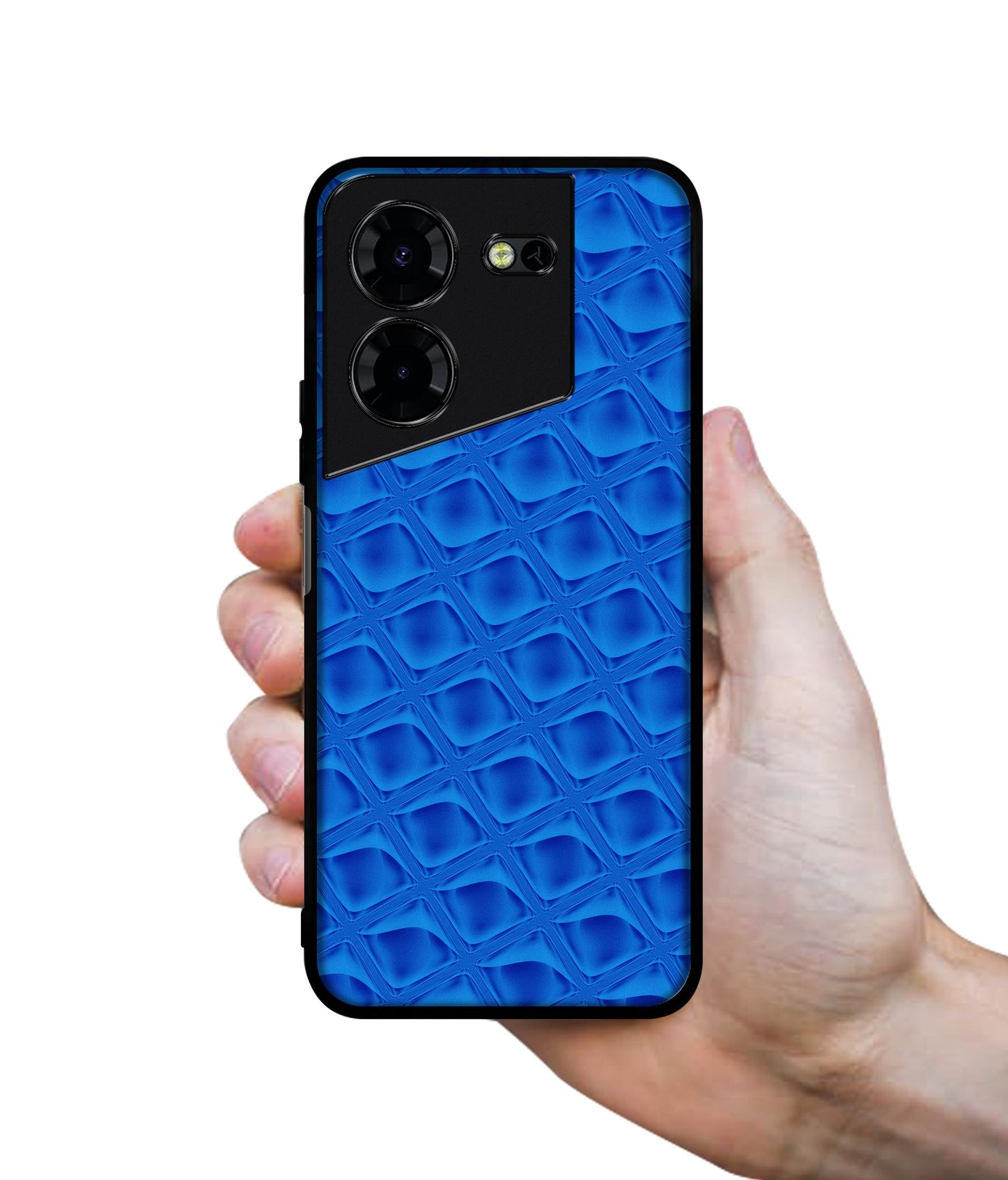 Blue Diamond Design Designer 2D Printed Back Case Cover for Tecno Pova 5 4G / Pova 5 Pro 5G