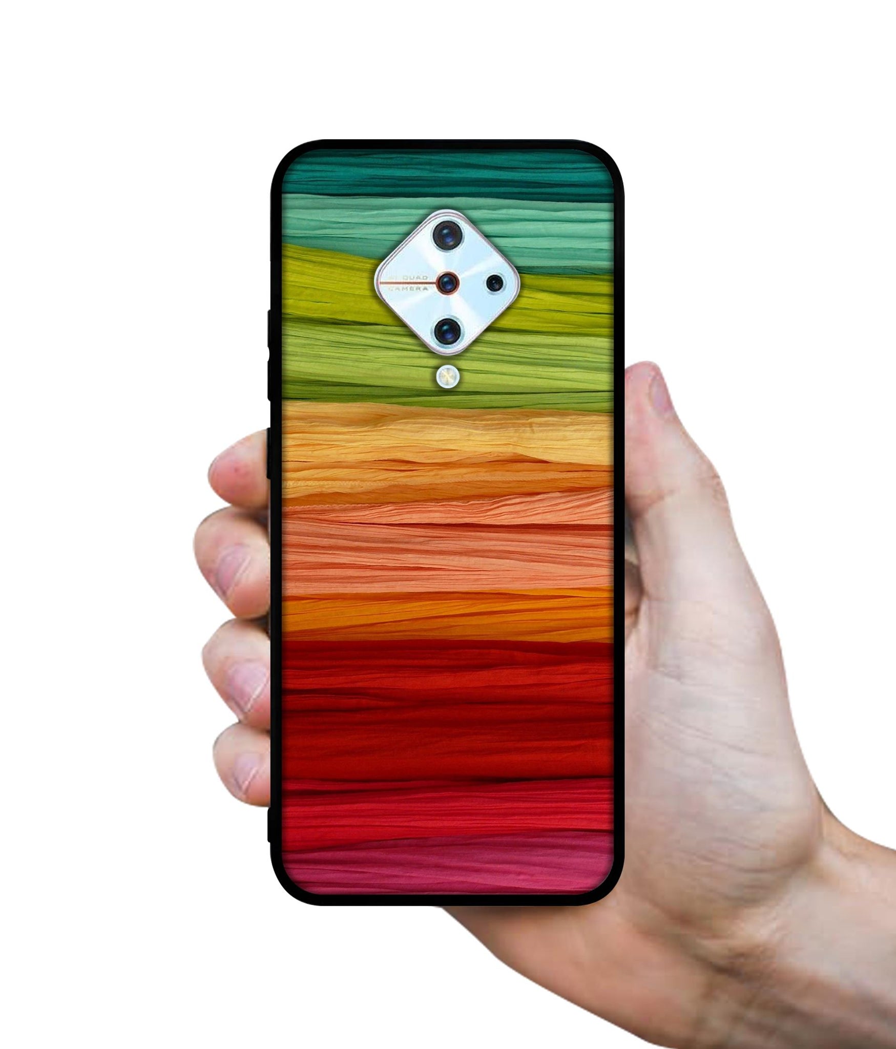 Colorful Thread Design Designer 2D Printed Back Case Cover for Vivo S1 Pro 4G