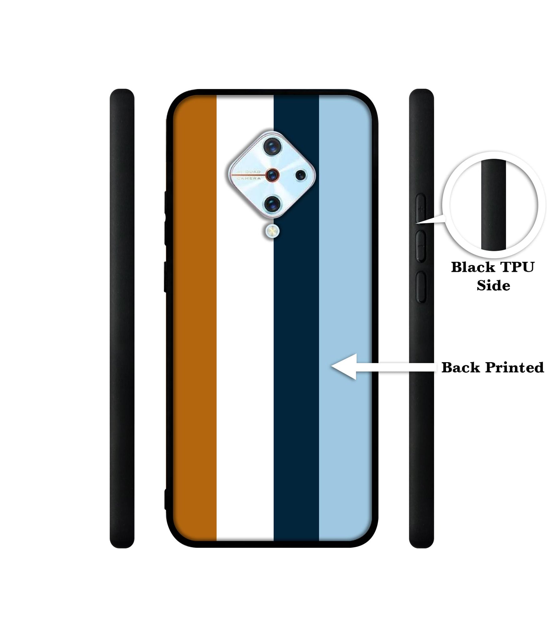 Color Stripes Design Designer 2D Printed Back Case Cover for Vivo S1 Pro 4G