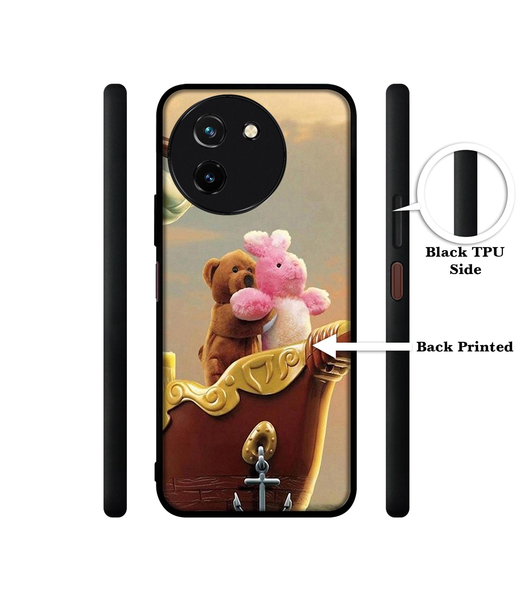 Funny Titanic Design Designer 2D Printed Back Case Cover for Vivo T3x 5G