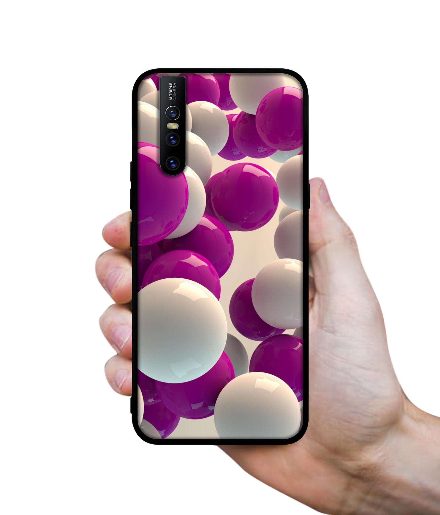 3D Balloons Design Designer 2D Printed Back Case Cover for Vivo V15 Pro 4G