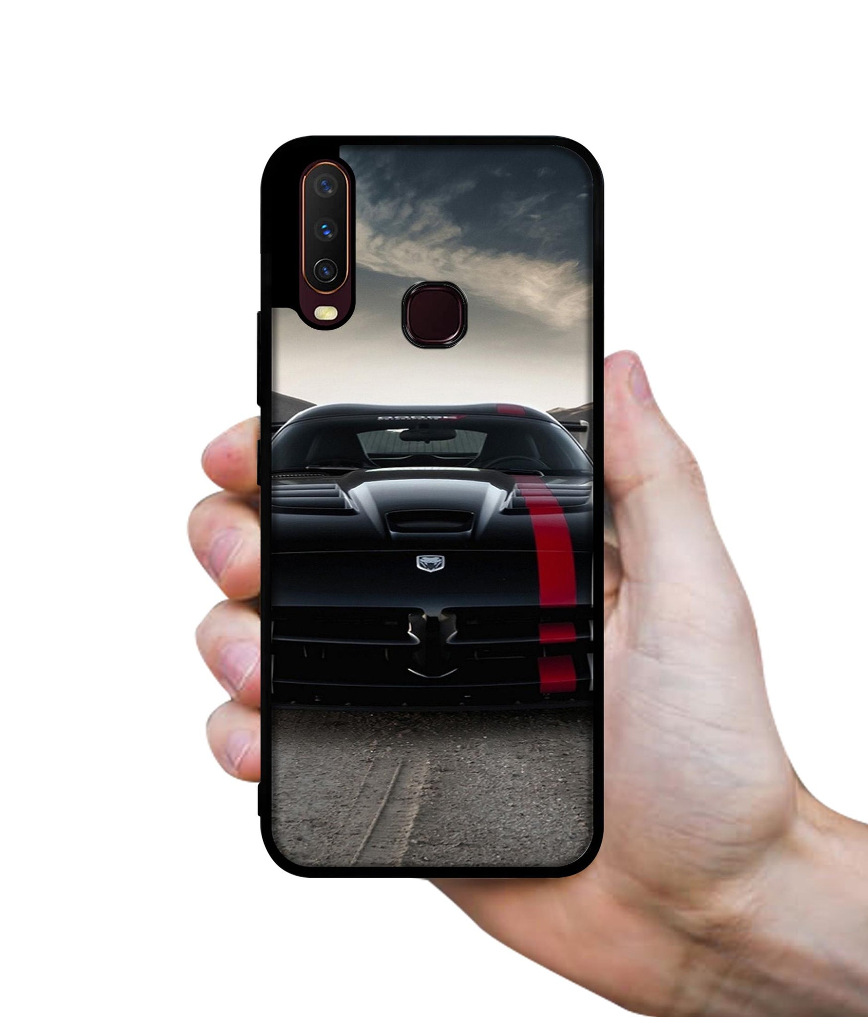 Sports Car Pattern Design Designer 2D Printed Back Case Cover for Vivo Y17 / Y12 / Y15