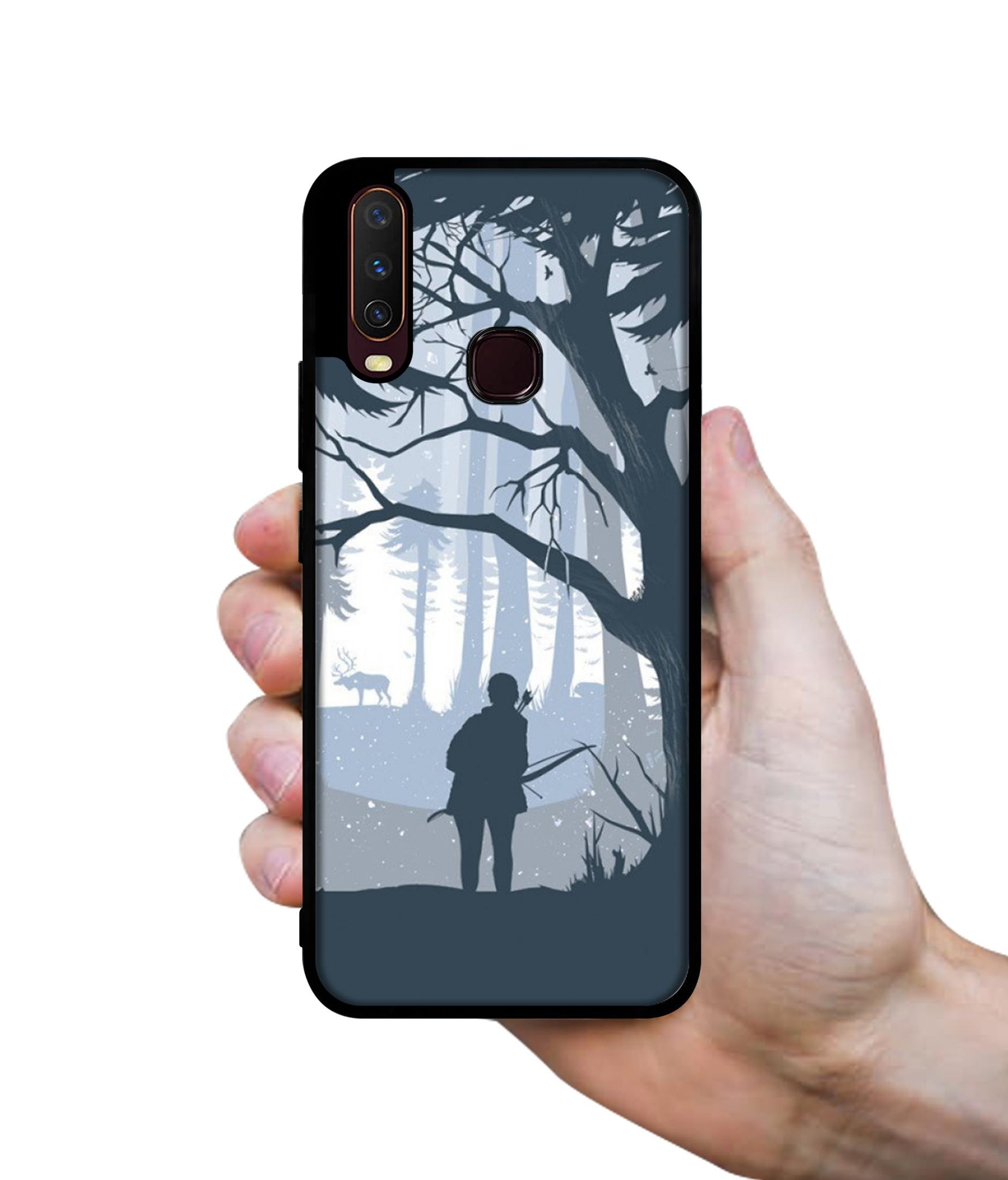 Hunter Design Designer 2D Printed Back Case Cover for Vivo Y17 / Y12 / Y15