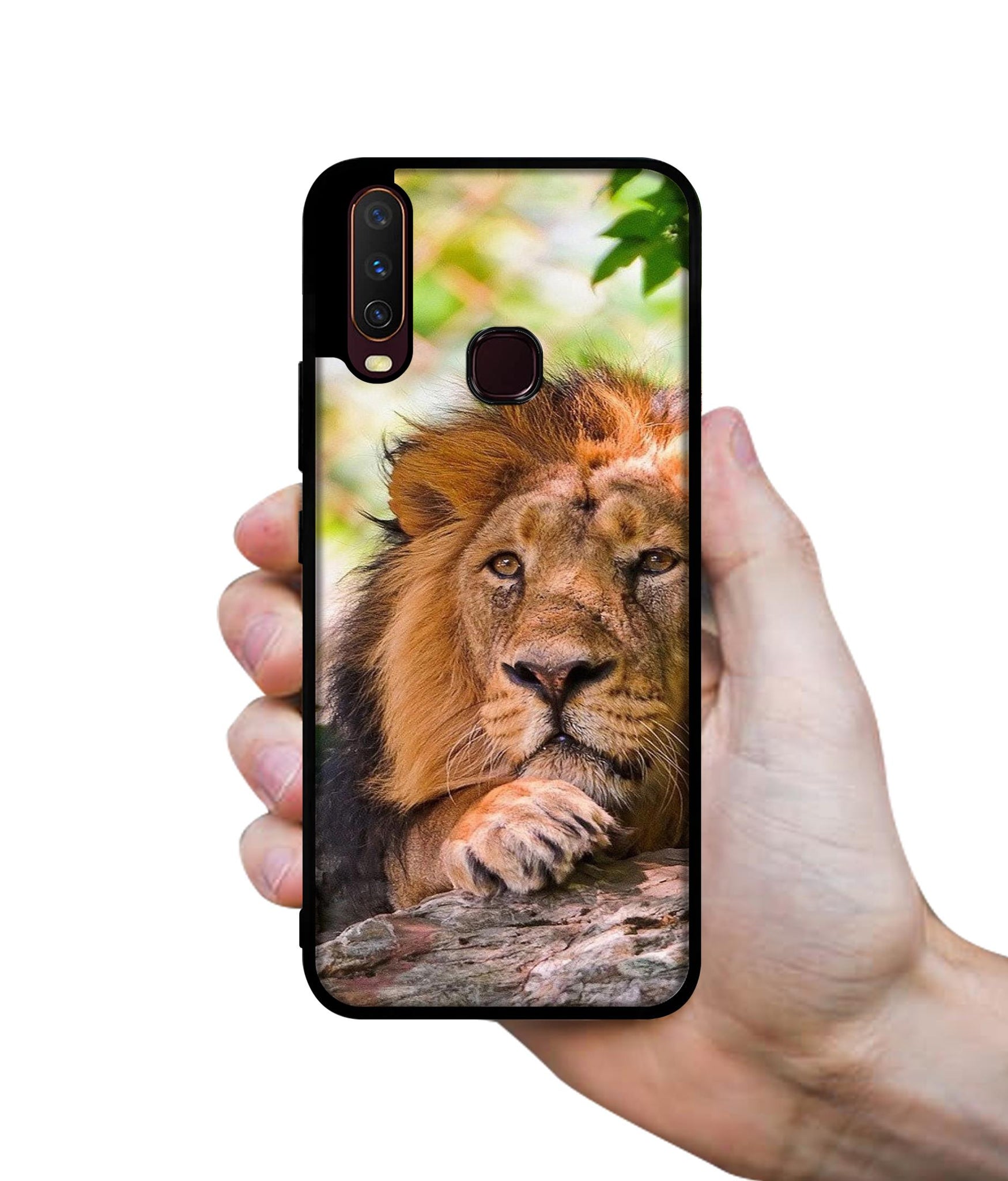 Tiger Pattern Print Design Designer 2D Printed Back Case Cover for Vivo Y17 / Y12 / Y15