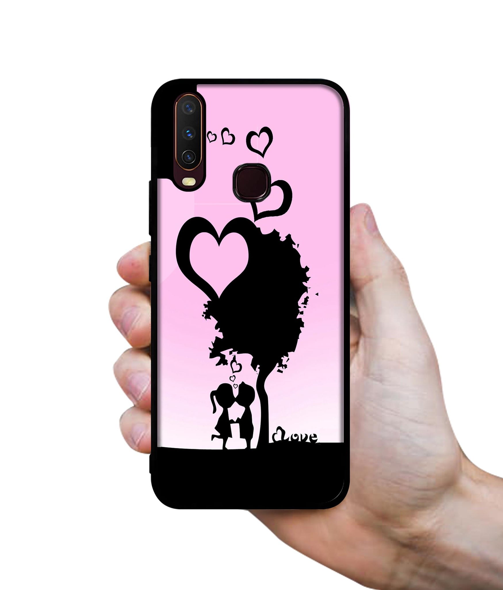 Sweet Love Design Designer 2D Printed Back Case Cover for Vivo Y17 / Y12 / Y15