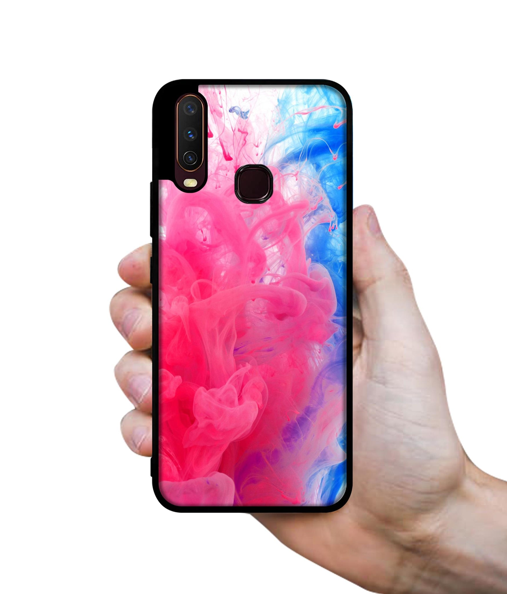Fractal Paint Design Designer 2D Printed Back Case Cover for Vivo Y17 / Y12 / Y15